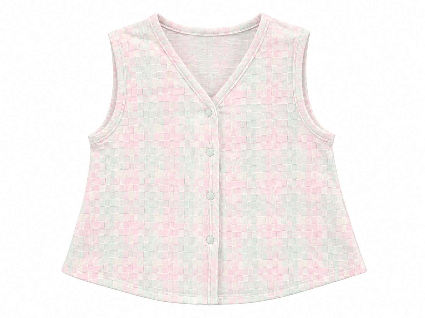 Maison Clad WAISTCOAT CHECKS KNIT MCL11593