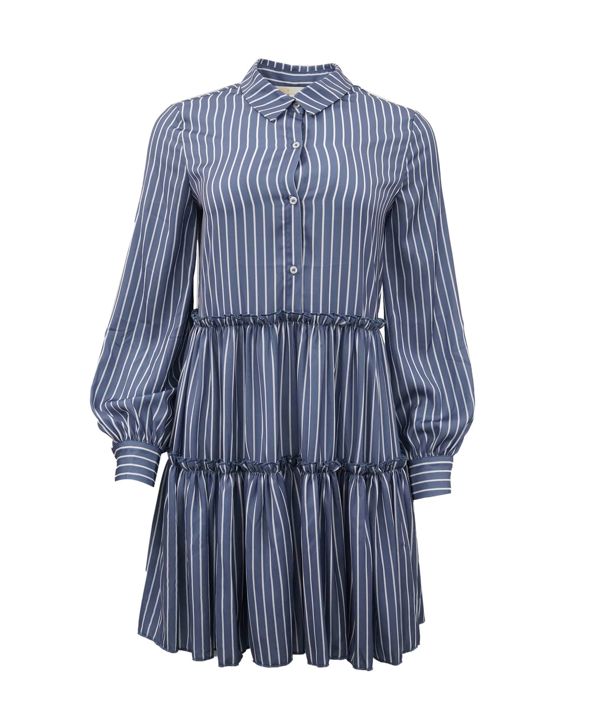 Maje Maje dress blue and white stripe AKC0787