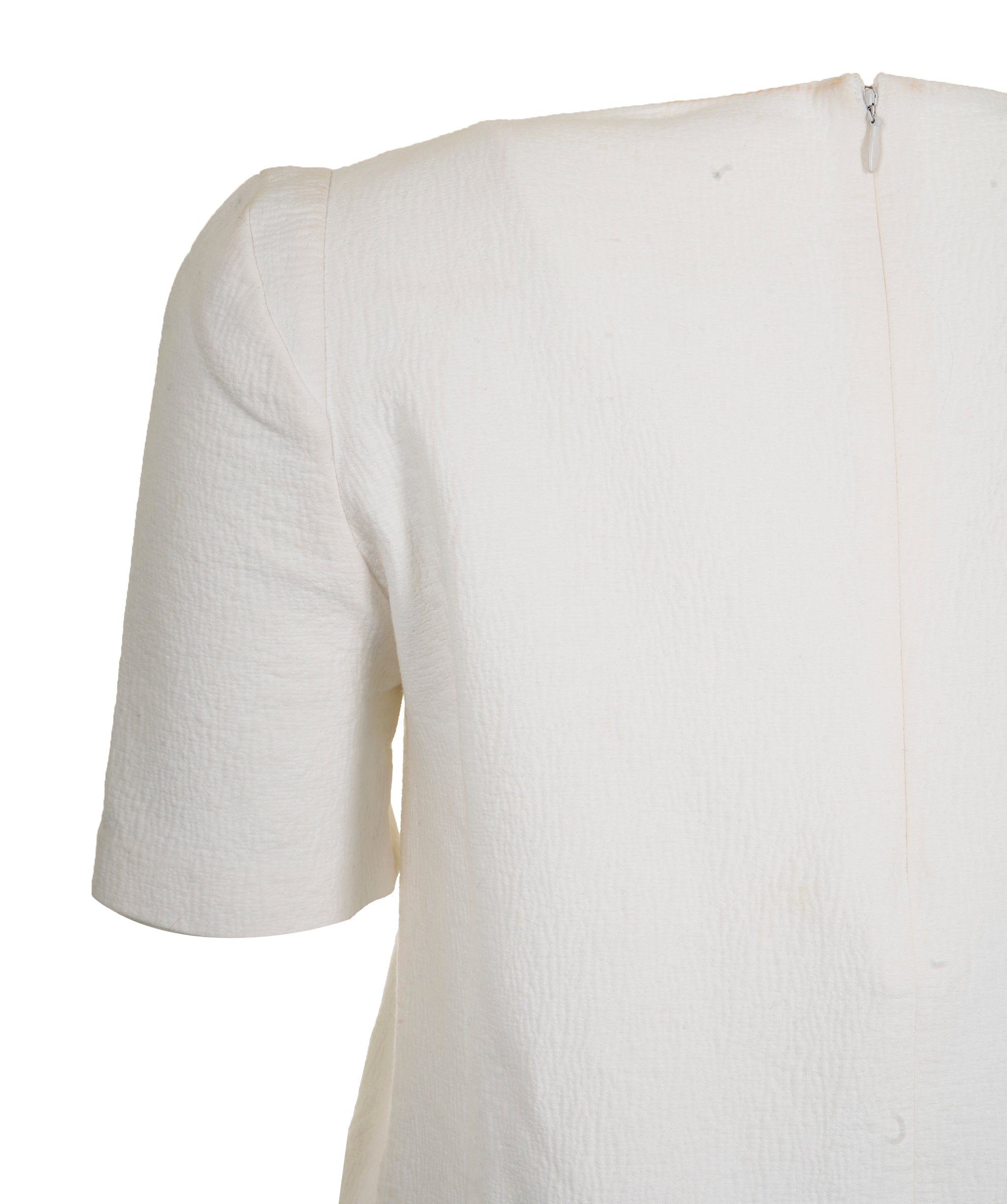 Maje Maje Ecru Crepe Mini Dress Size 2 AVC1770