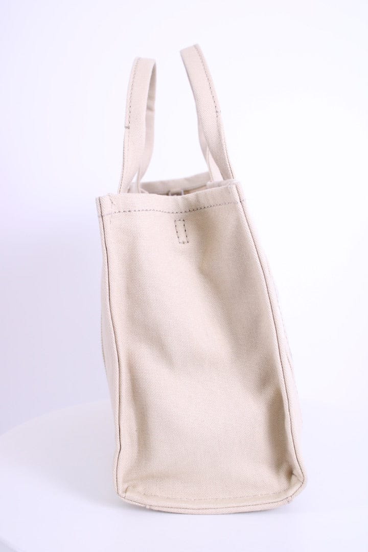 Marc Jacobs Marc Jacobs The Tote Canvas Bag Cream/ White