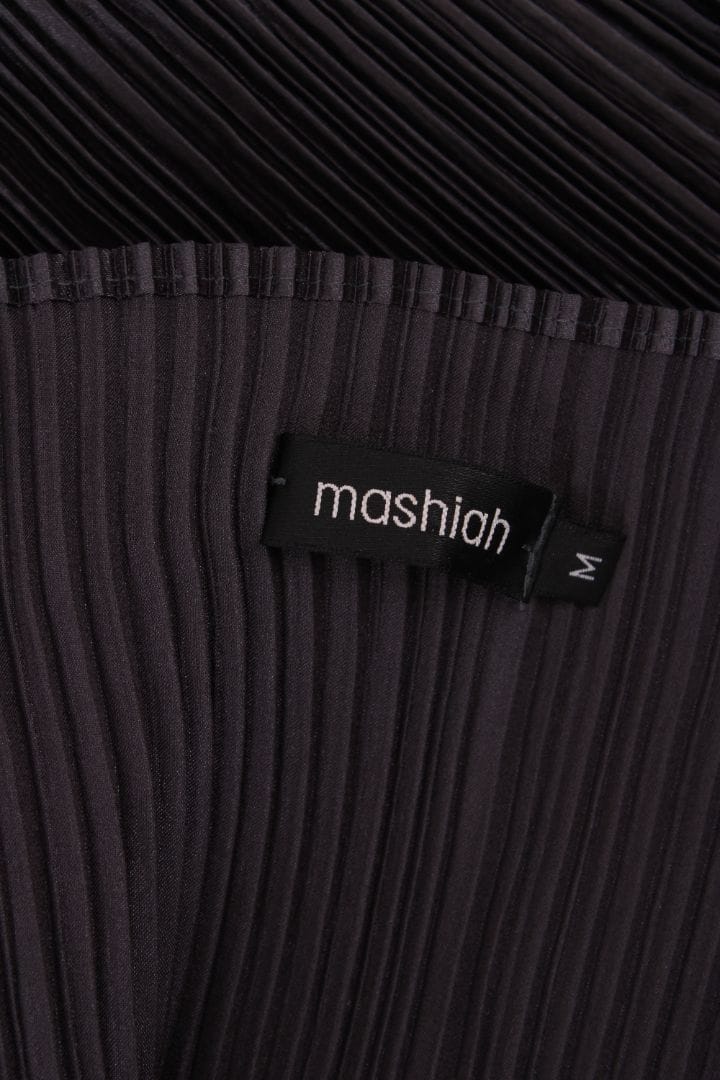 Mashiah Mashiah S/S Pleated Top Grey M