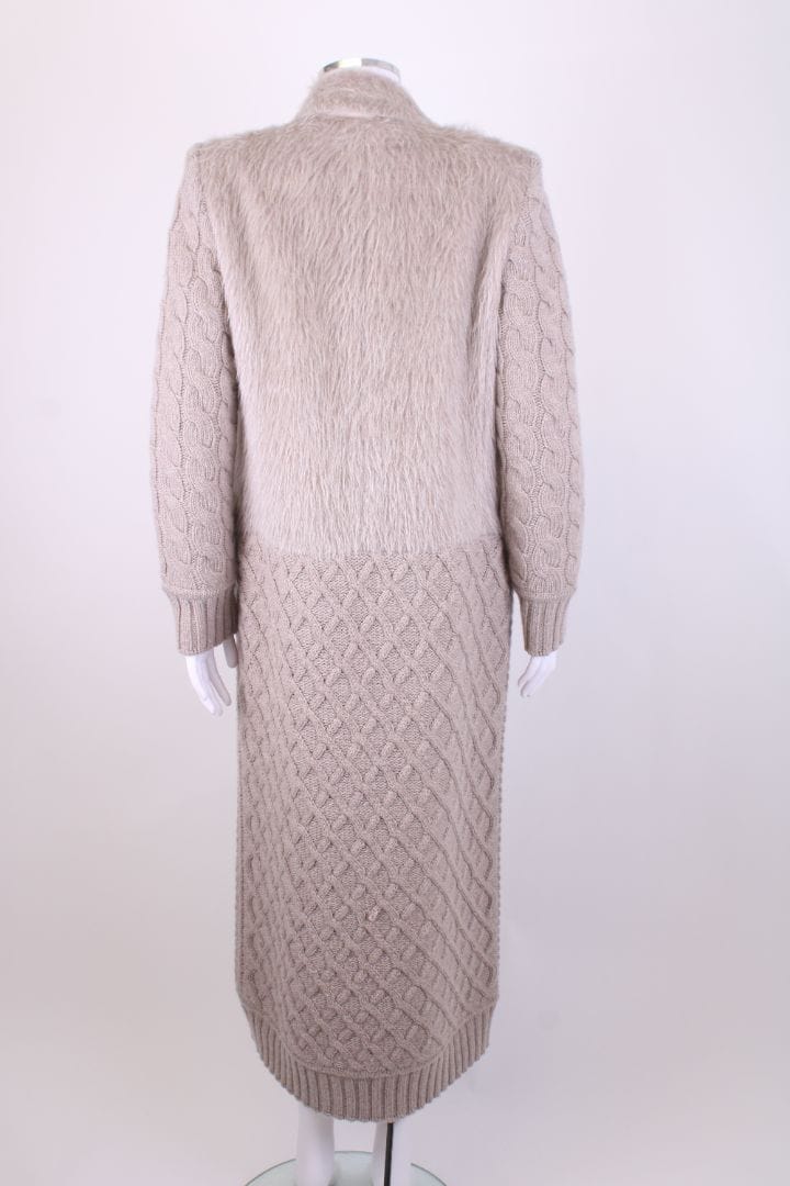 Max Mara Max Mara Knitted Coat Sand M
