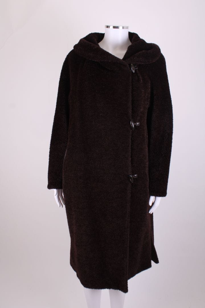 Max Mara Max Mara Toggle Coat Brown M