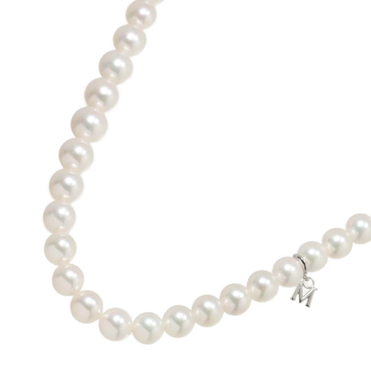 MIKIMOTO MIKIMOTO Akoya Pearl 8.0-6.5mm Necklace SV Silver 90291158