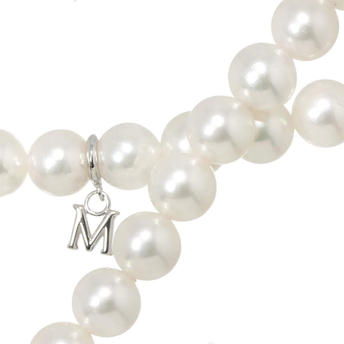MIKIMOTO MIKIMOTO Akoya Pearl 8.0-6.5mm Necklace SV Silver 90291158
