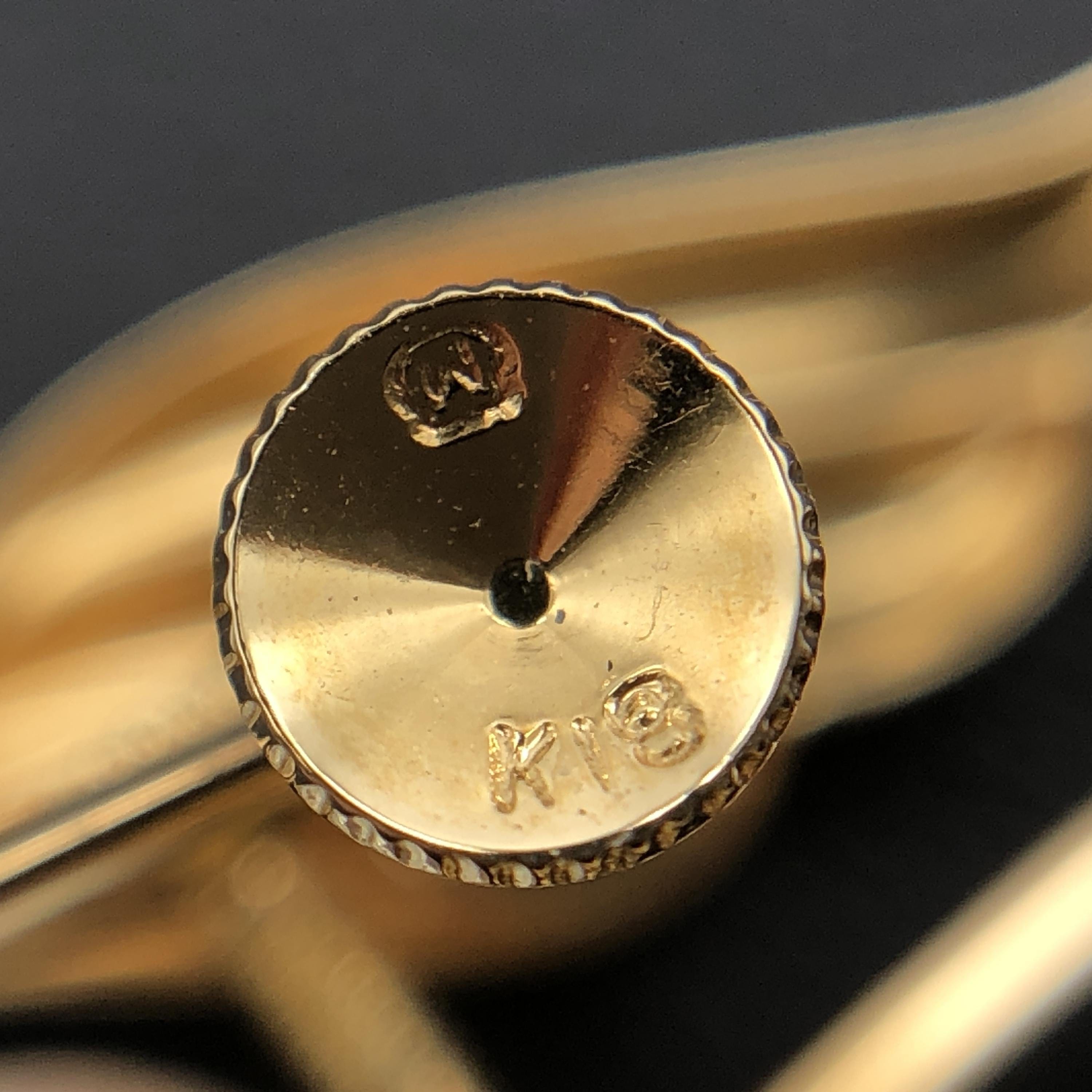 Mikimoto Mikimoto Pearl Earrings, P(Aprox 7.3mm/7.4mm), K18YG, 3.6g ALC3267