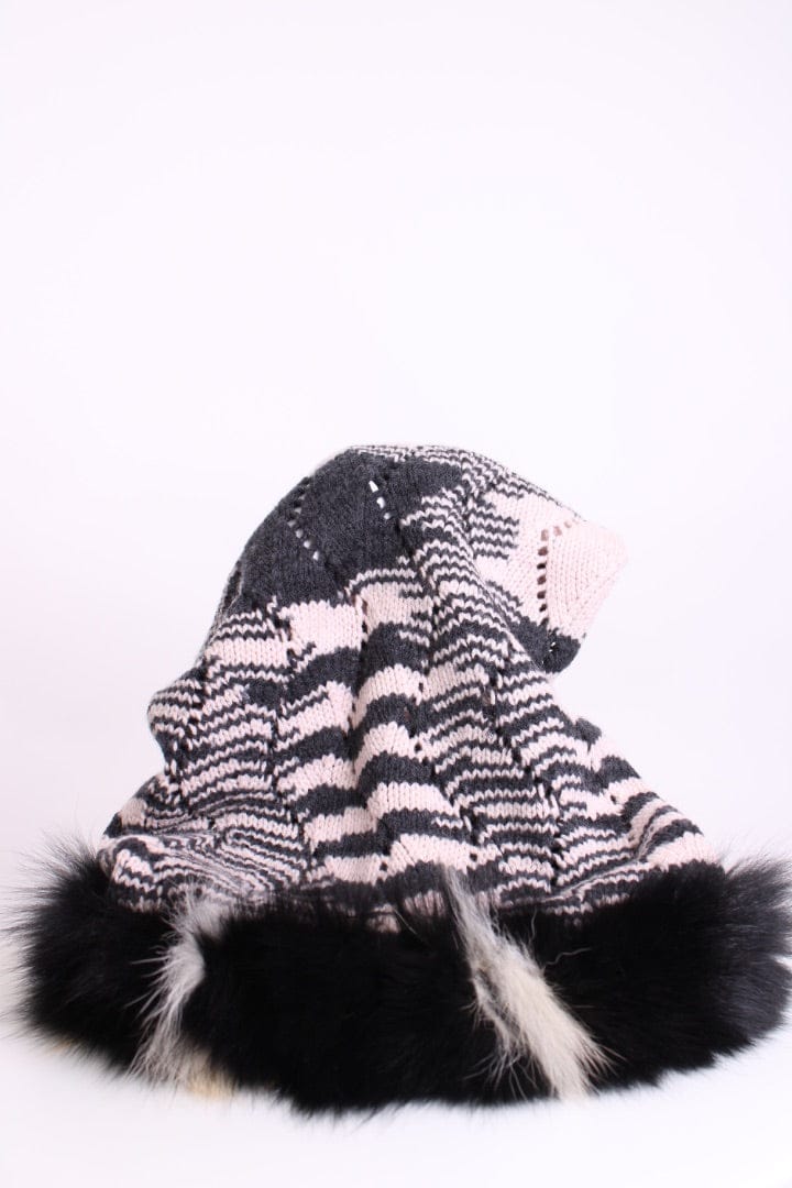 Missoni Missoni Cardigan/ Pom Pom Hat Co-ord Light Pink/ Grey M