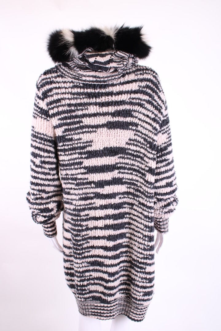 Missoni Missoni Cardigan/ Pom Pom Hat Co-ord Light Pink/ Grey M