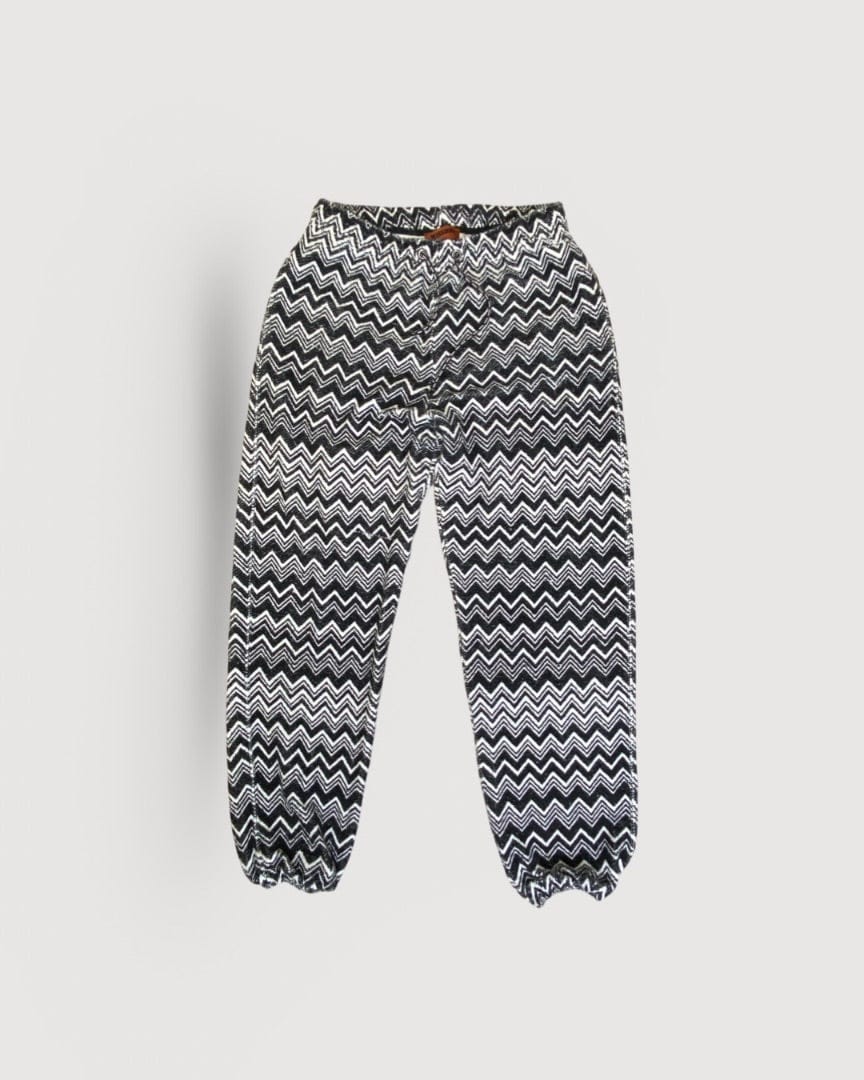 Missoni Missoni Zig Zag Joggers Black/ White M