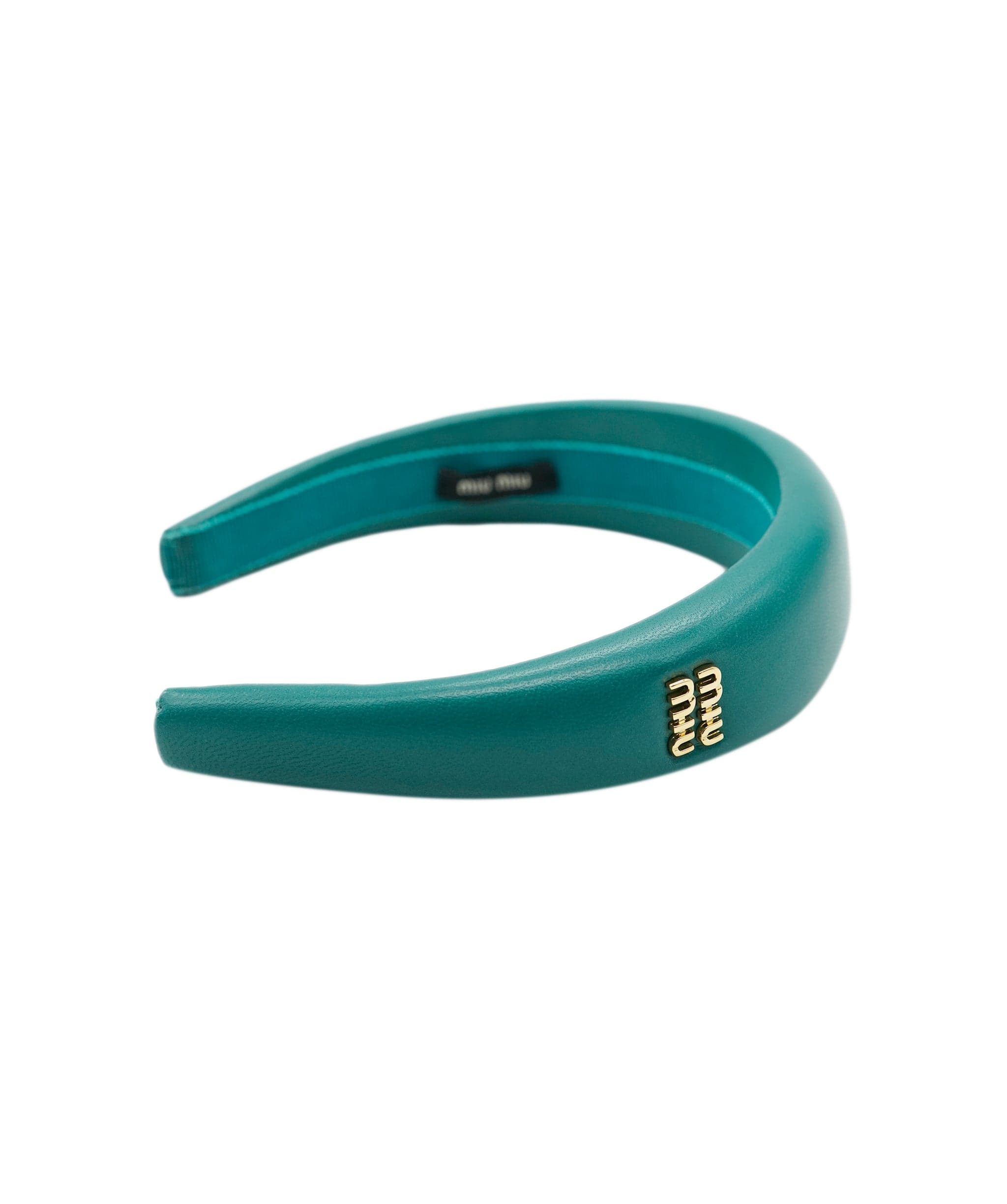 Miu Miu Miu Miu Blue Logo Headband ALL0973