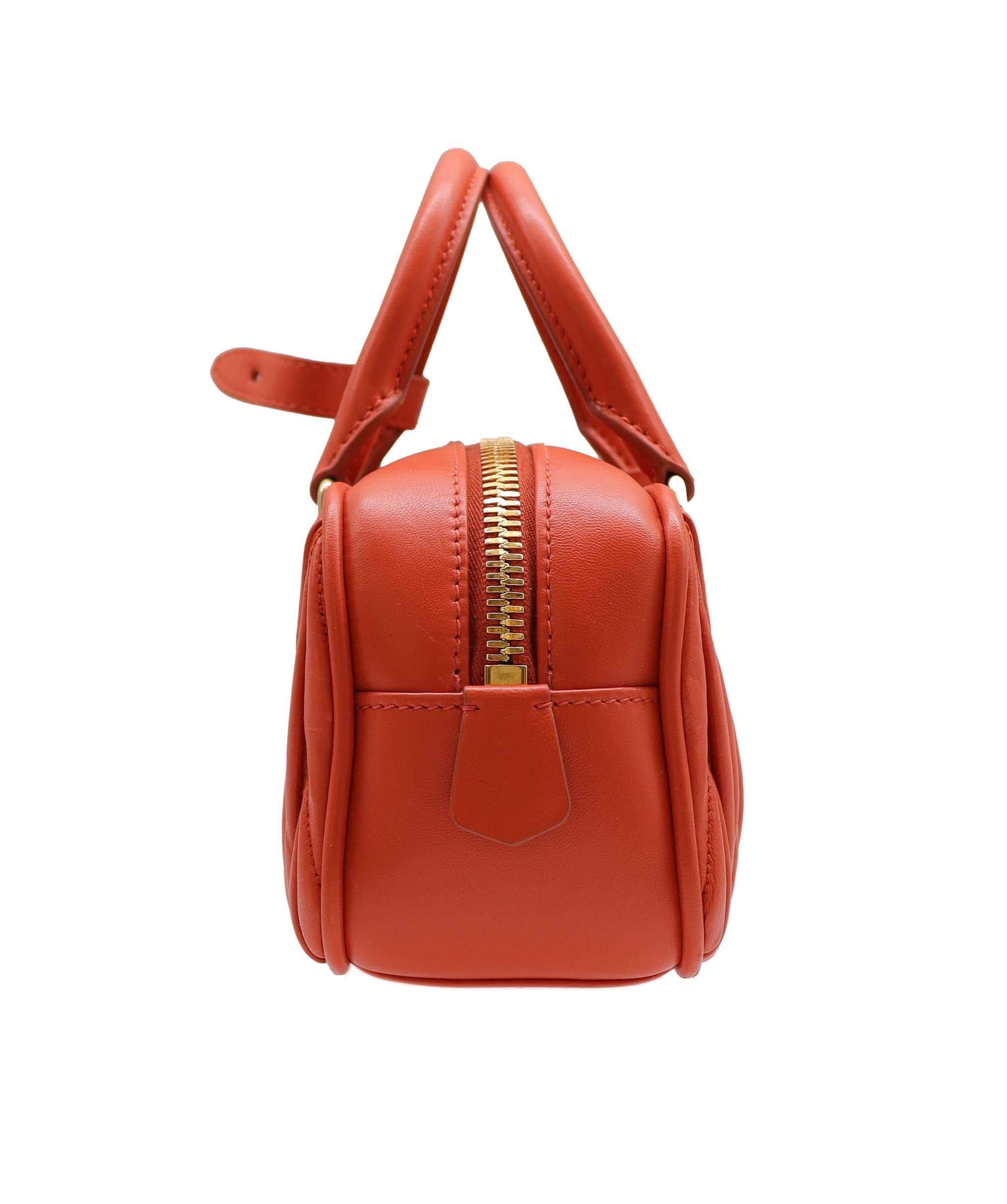 Miu Miu Miu Miu orange mini top handle AVC2166