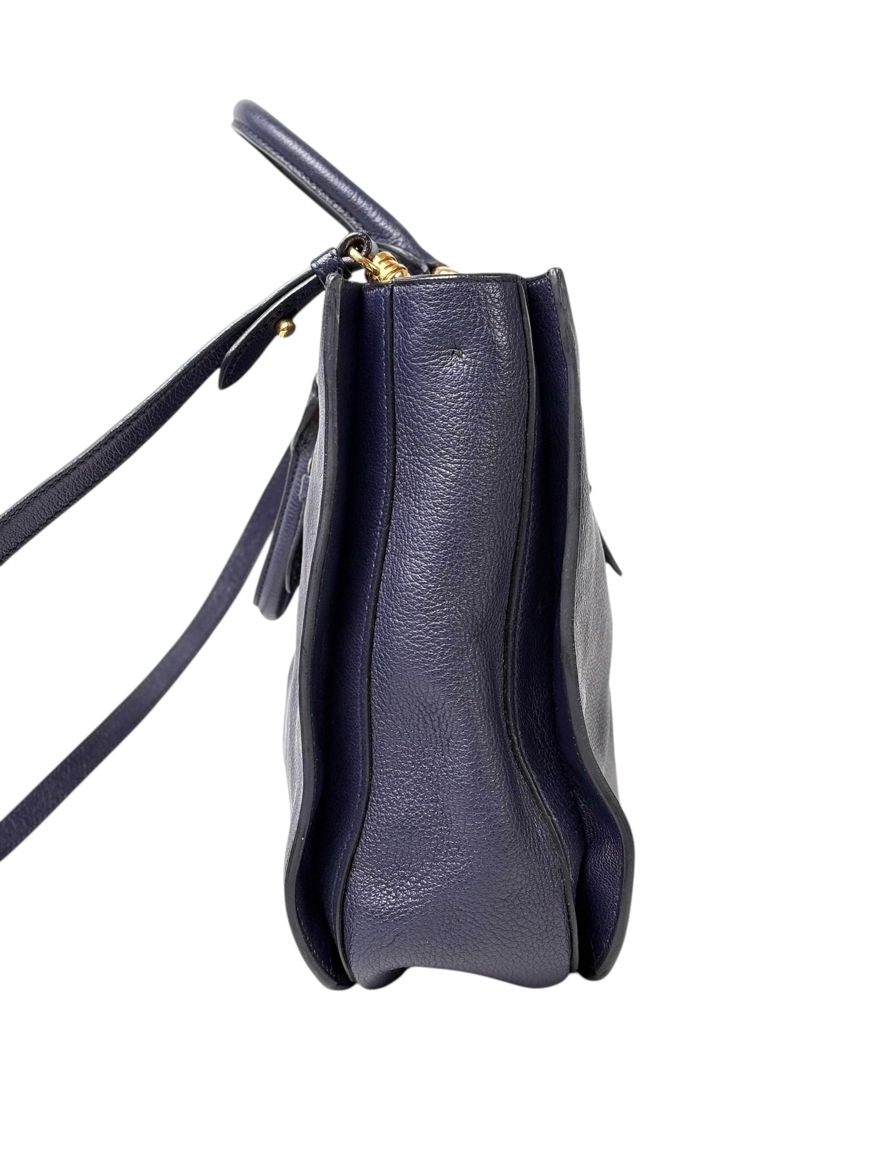 Miu Miu Miumiu Blue/Purple Learher Bag