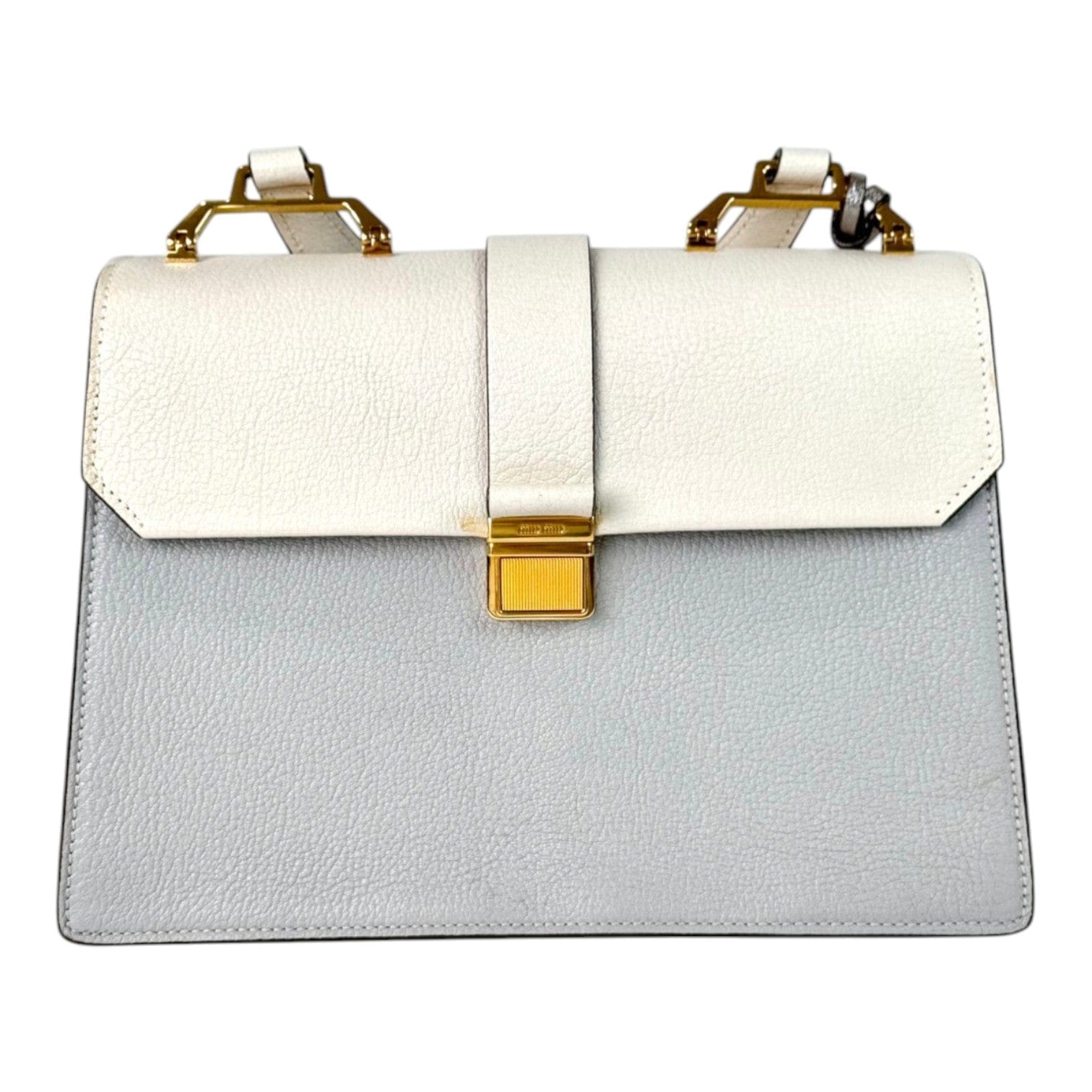 Miu Miu Miumiu Madras Tote Bag