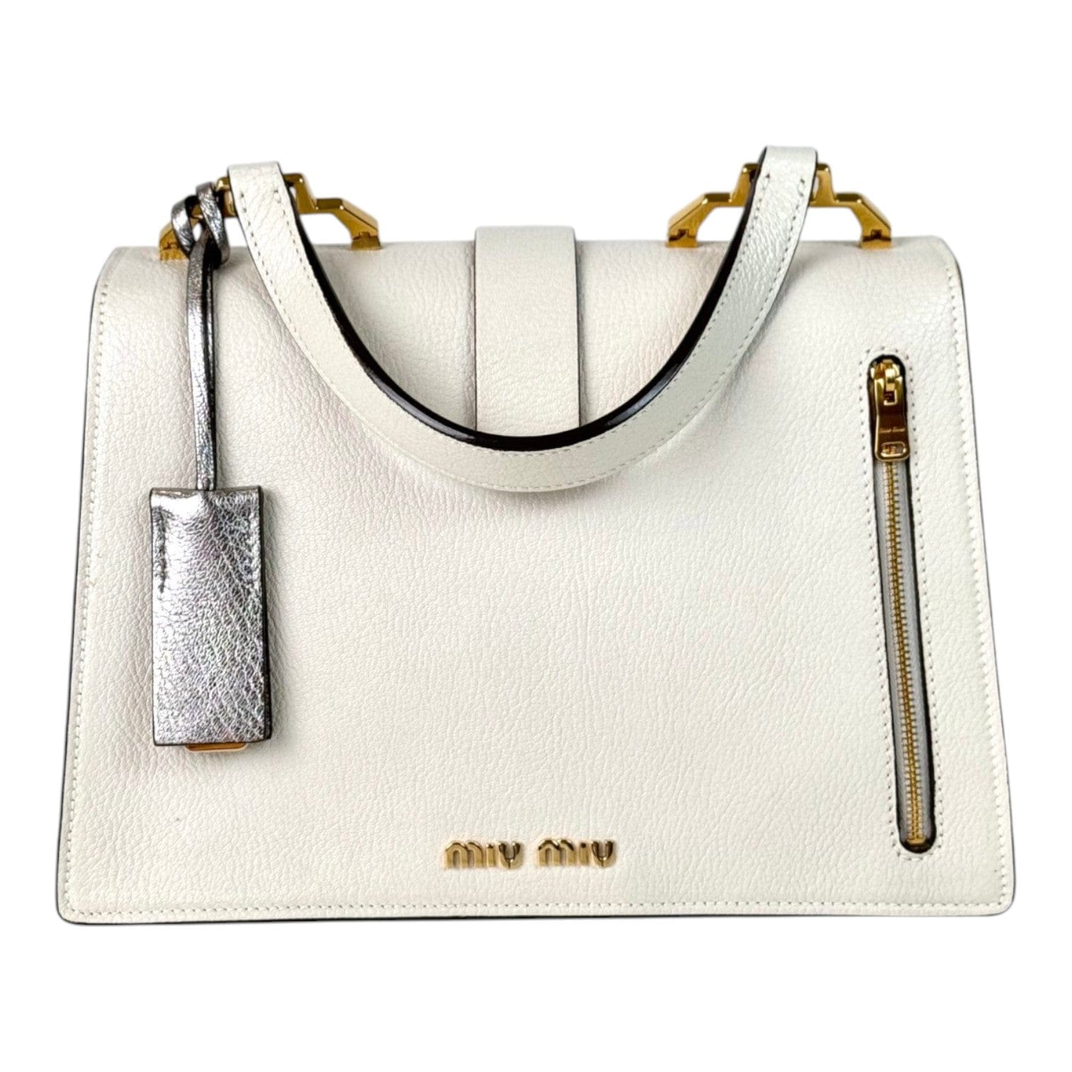 Miu Miu Miumiu Madras Tote Bag