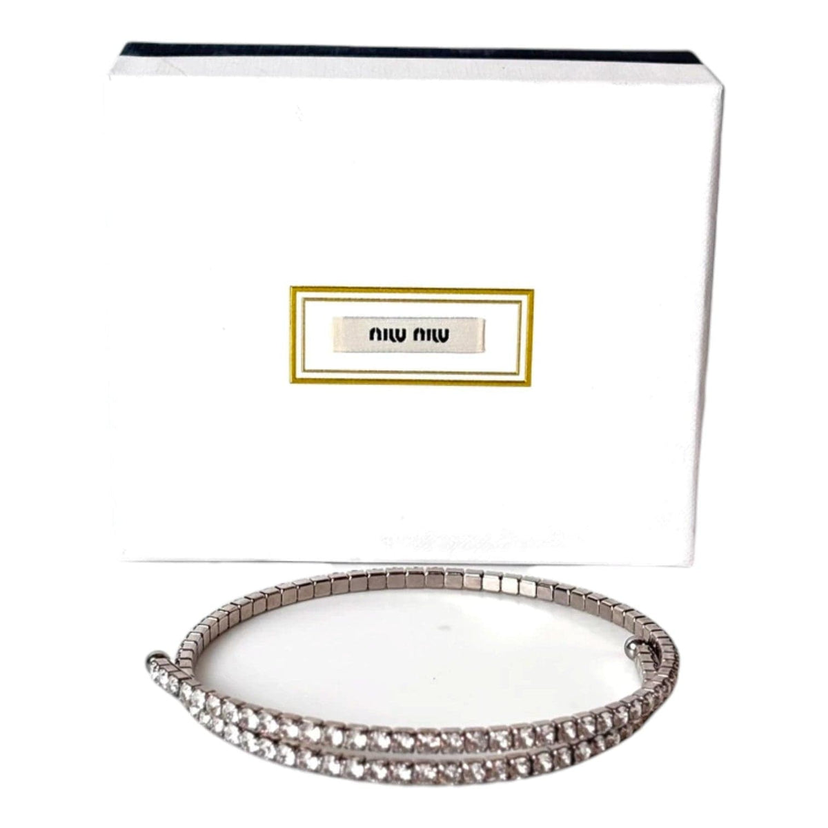 Miumiu Crystal Flexible Chocker