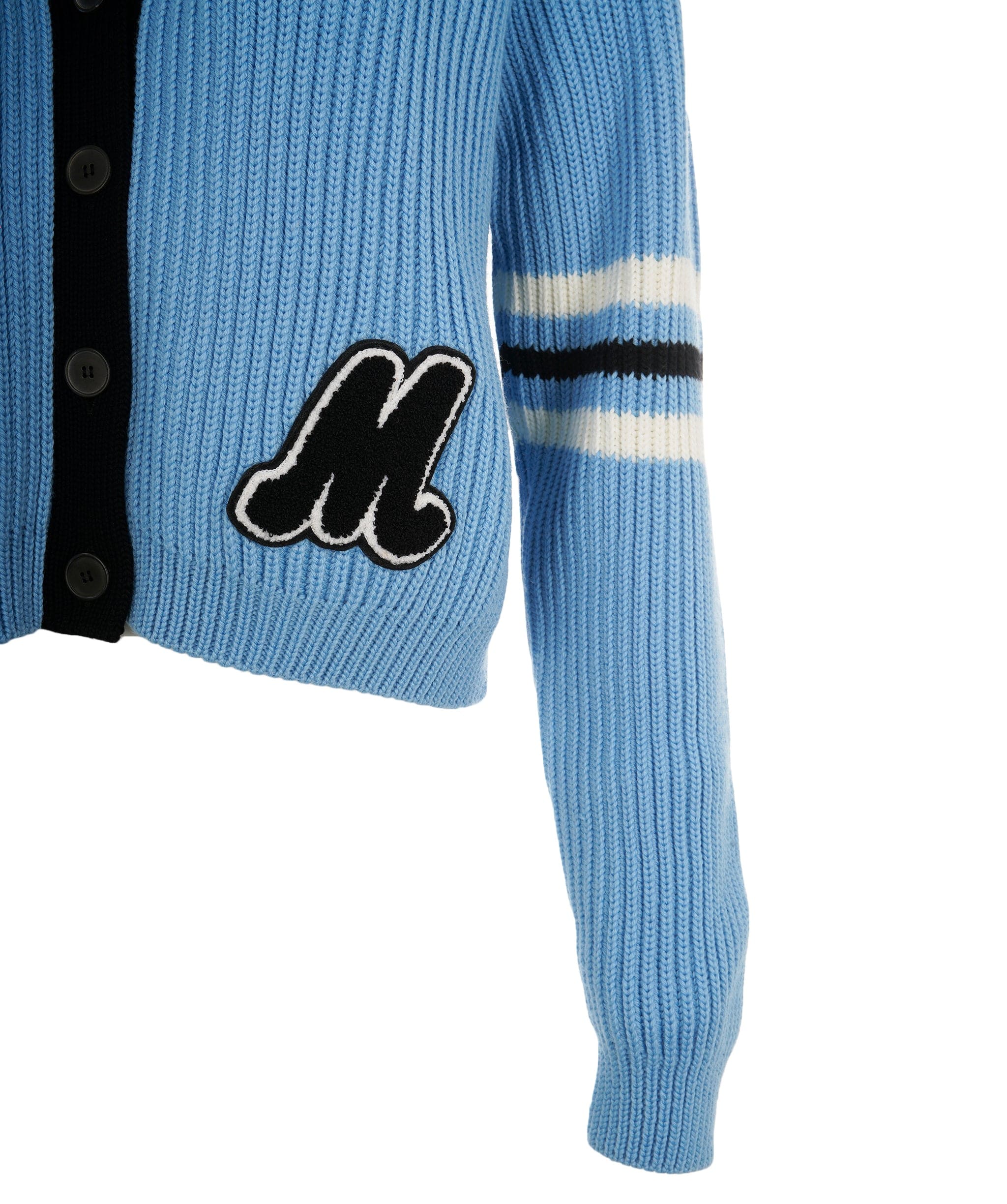 Miu Miu Miu Miu Blue Logo Cardigan ALC2269