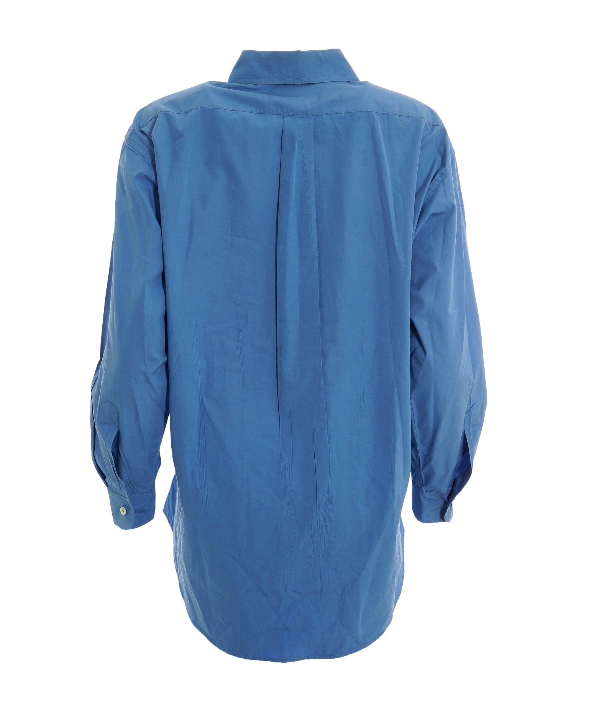 Miu Miu Miu Miu Blue Logo Oversized Shirt ALC2985