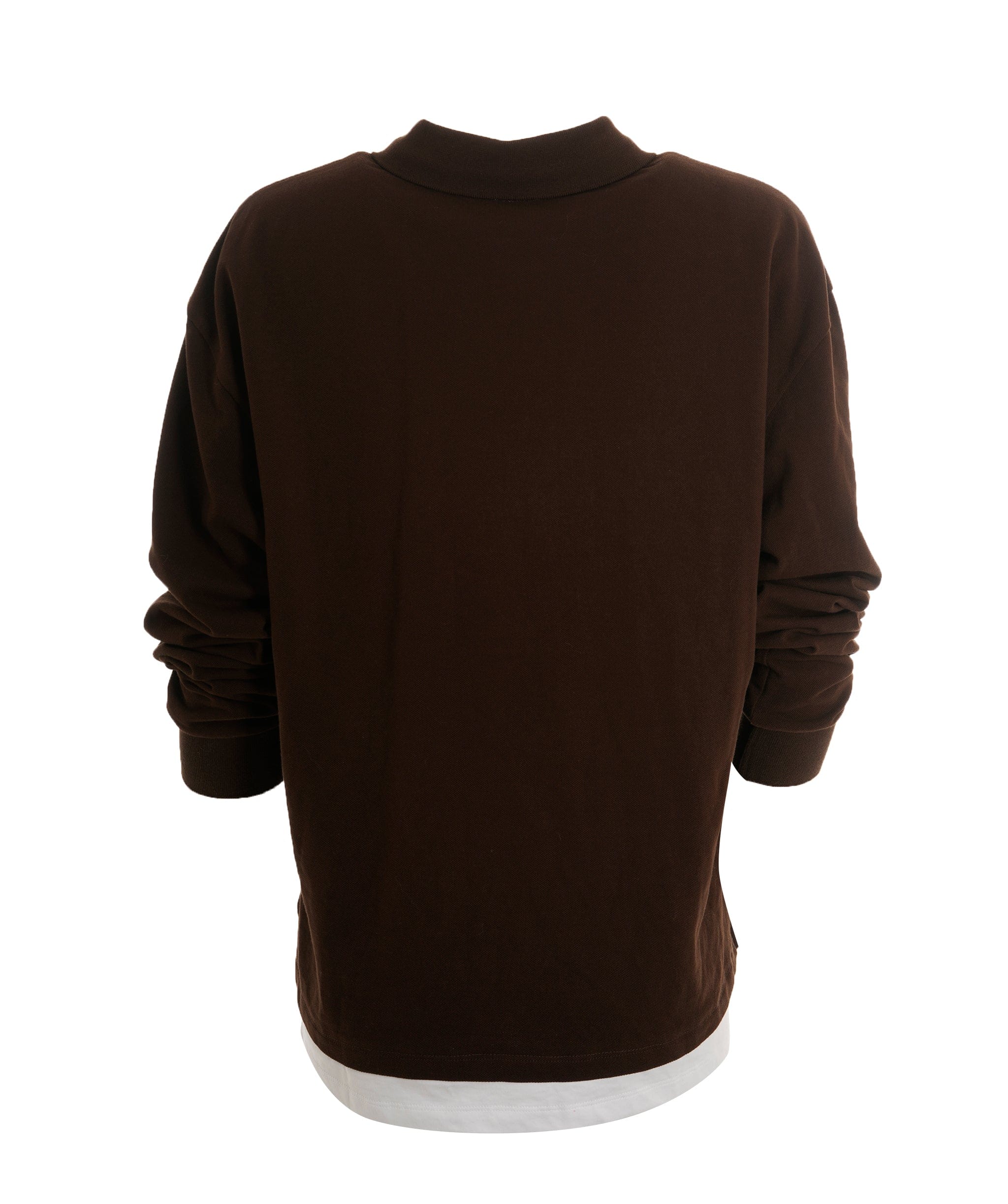 Miu Miu Miu Miu Brown Logo Polo Jumper ALC3538