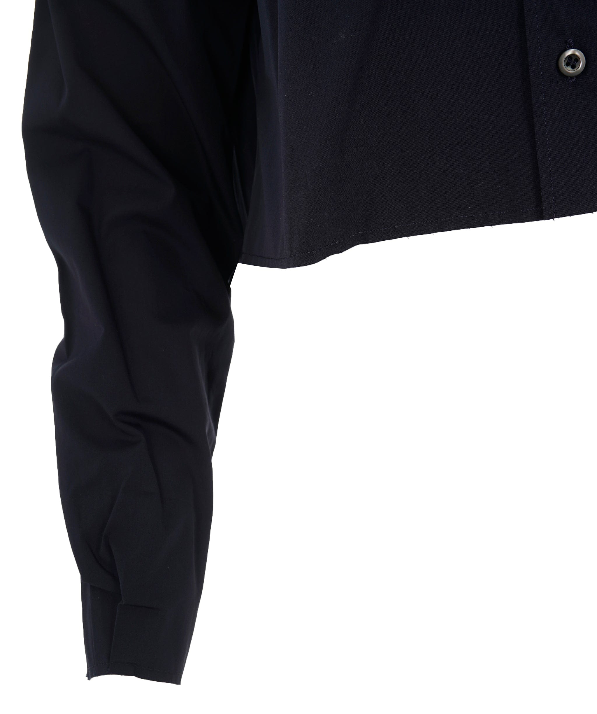 Miu Miu Miu Miu Navy Cropped Shirt 42 ALL0977