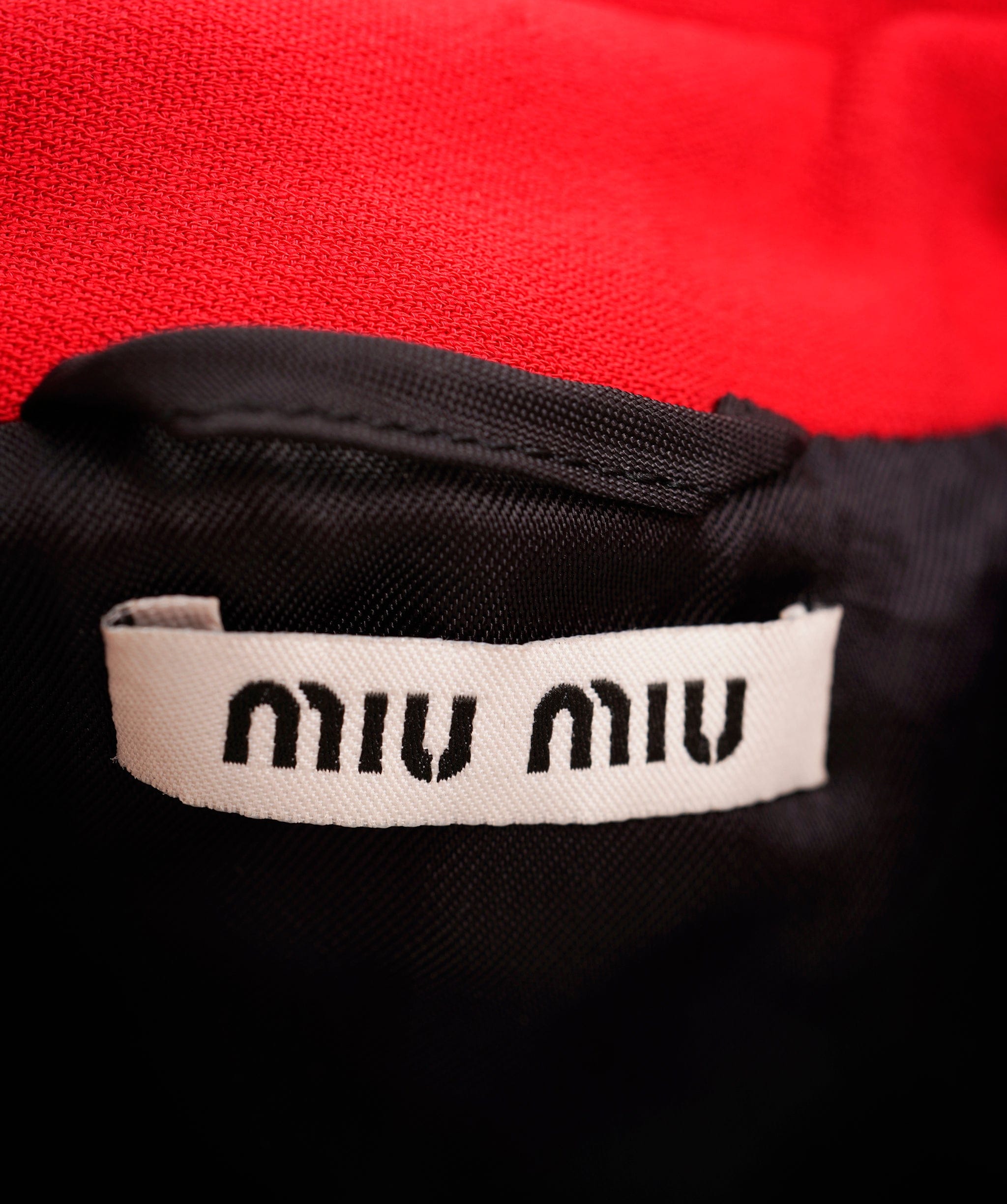 Miu Miu Miu Miu Red Embellished Coat ALC2997