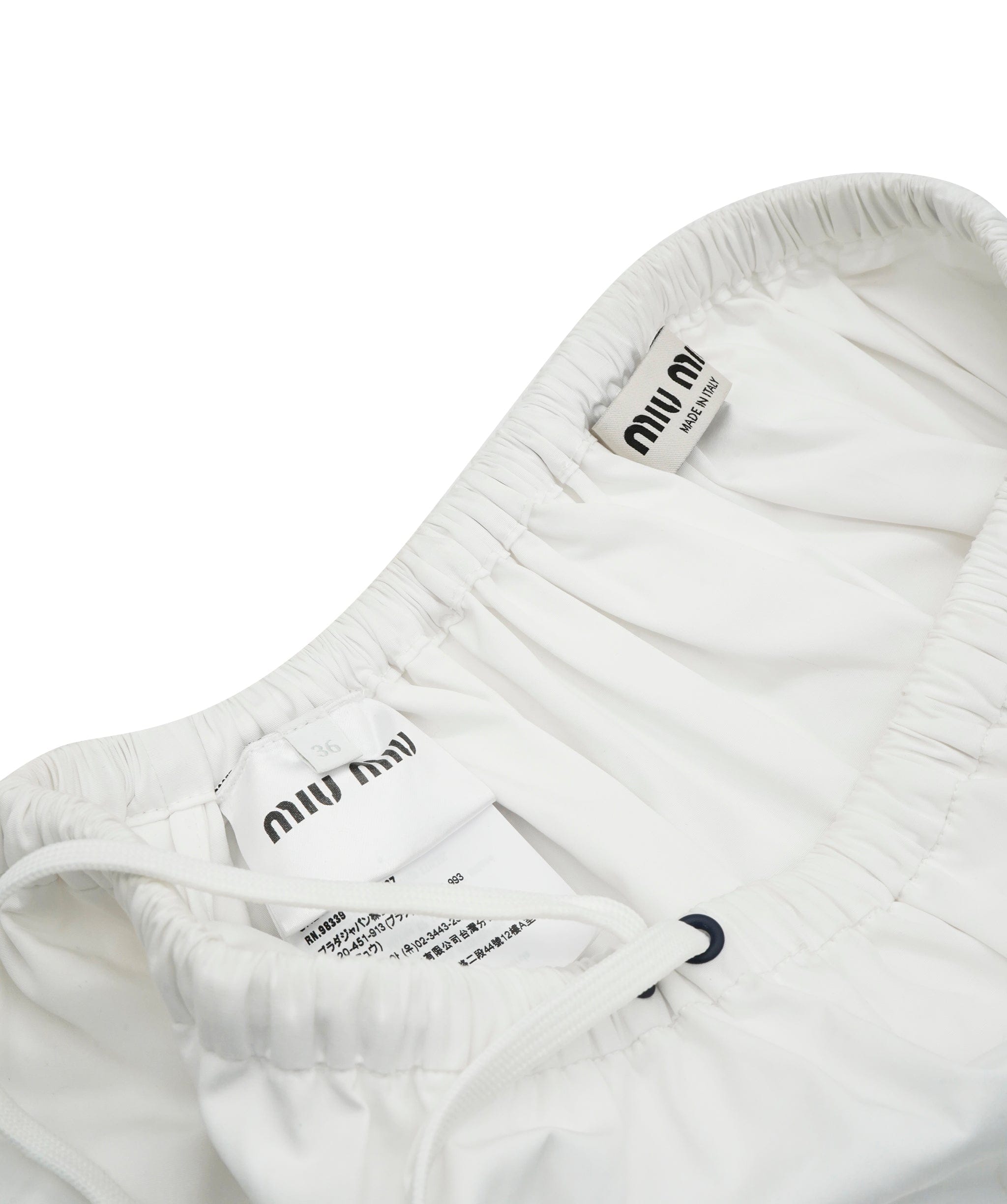 Miu Miu Miu Miu White Short Skirt ALC3003