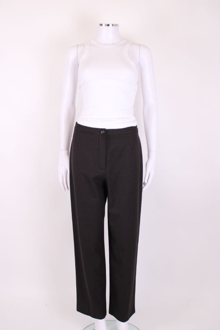 Miu Miu Miu Miu Herringbone Trousers Grey S