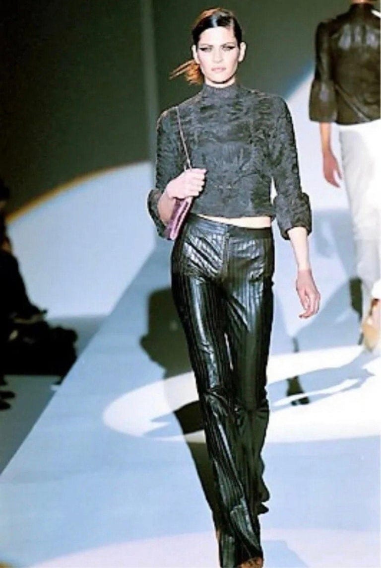 Gucci Gucci Tom Ford Leather Trousers Black 42