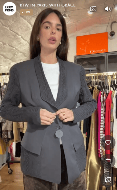 MUGLER Mugler Grey Wool Jacket AGC3419