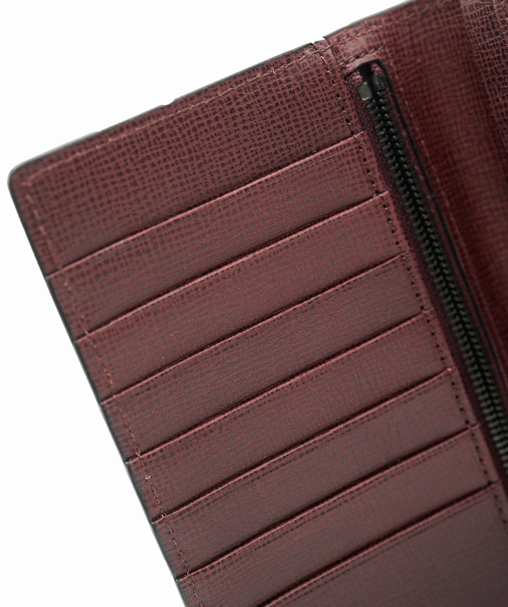 Mulberry Mulberry Long Wallet Cardholder Oxblood Leather with Grain - APC0021