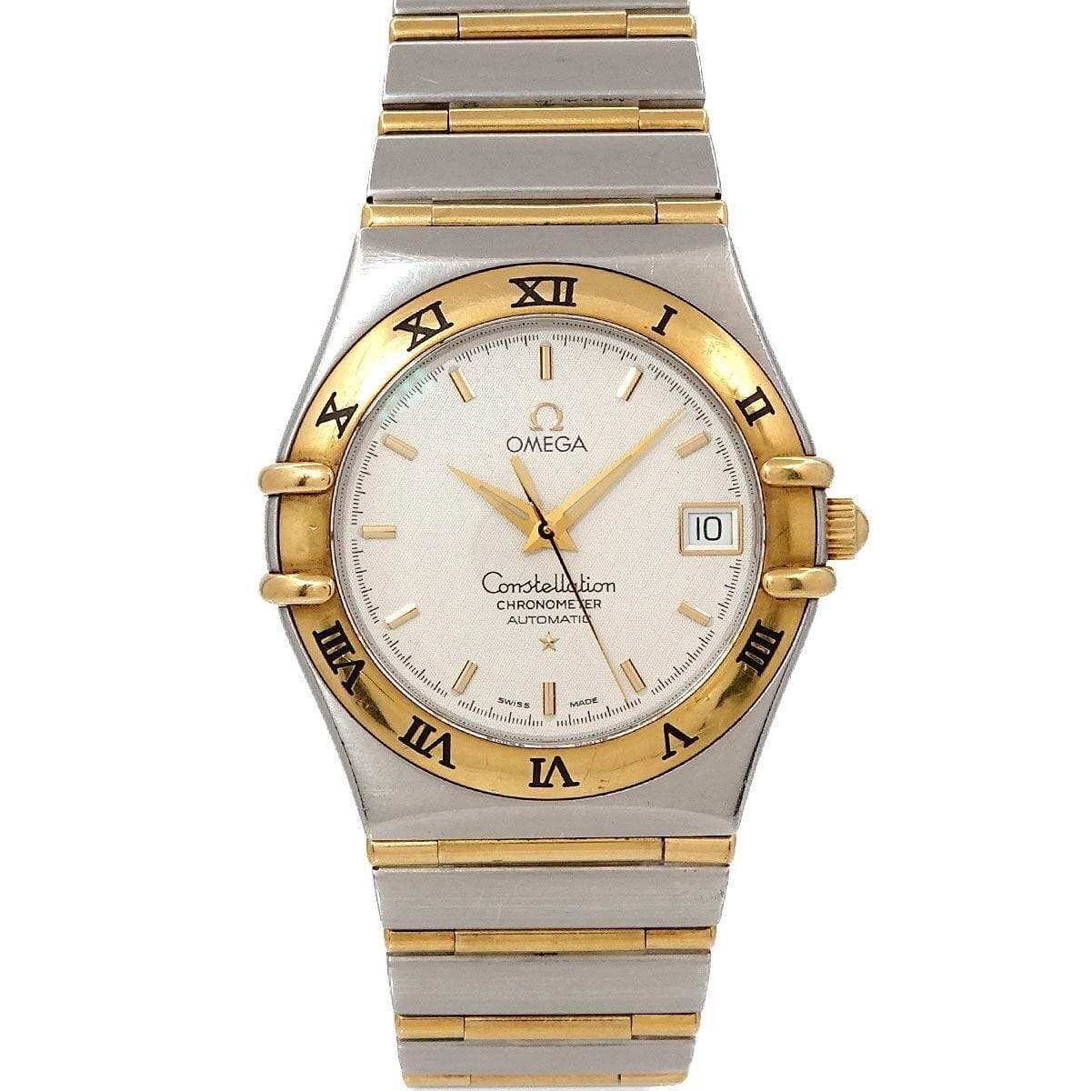 OMEGA OMEGA Constellation 1202 30 750 YG Automatic Date Cream dial Mens 90259057