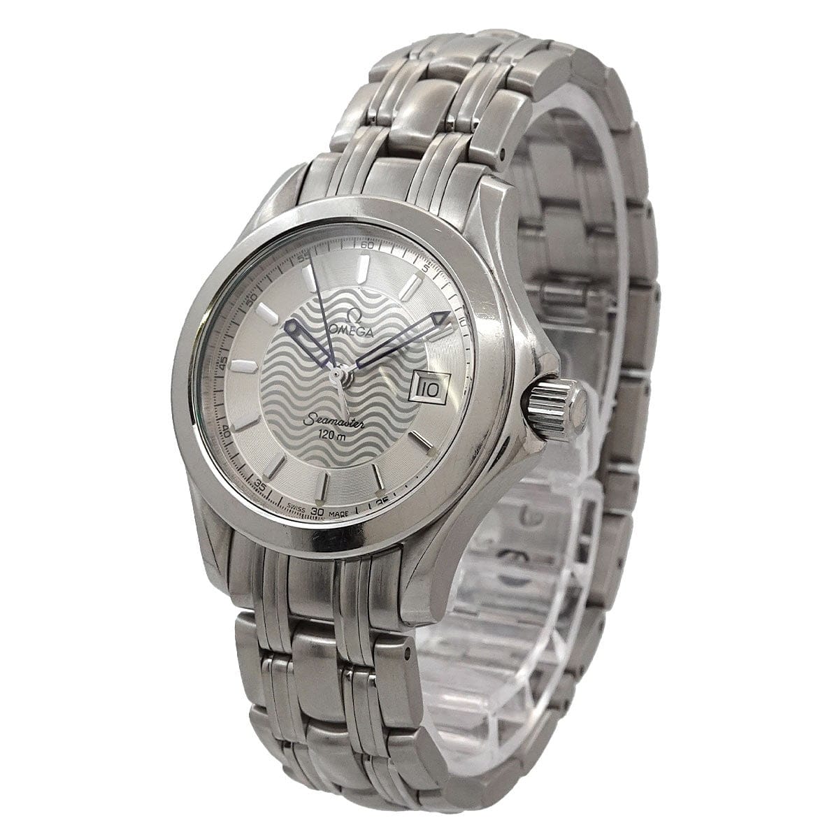 OMEGA OMEGA Seamaster 120 Date 2571 31 Quartz Silver Dial Ladies Watch 90302294
