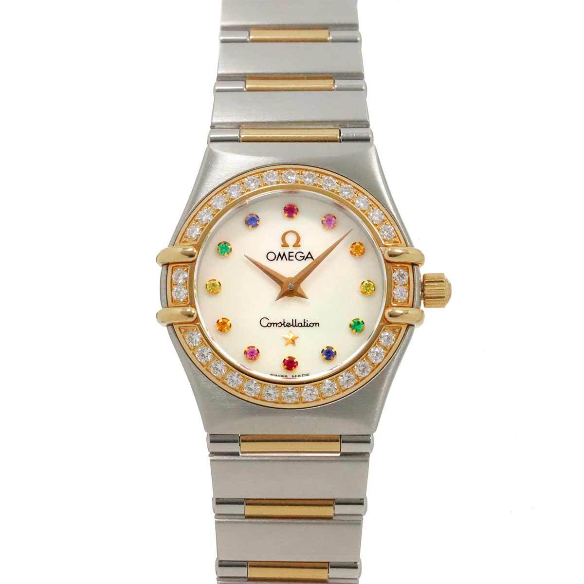 OMEGA OMEGA Constellation Mini Iris 1367.79 750 YG Diamond White Shell Dial 90283485