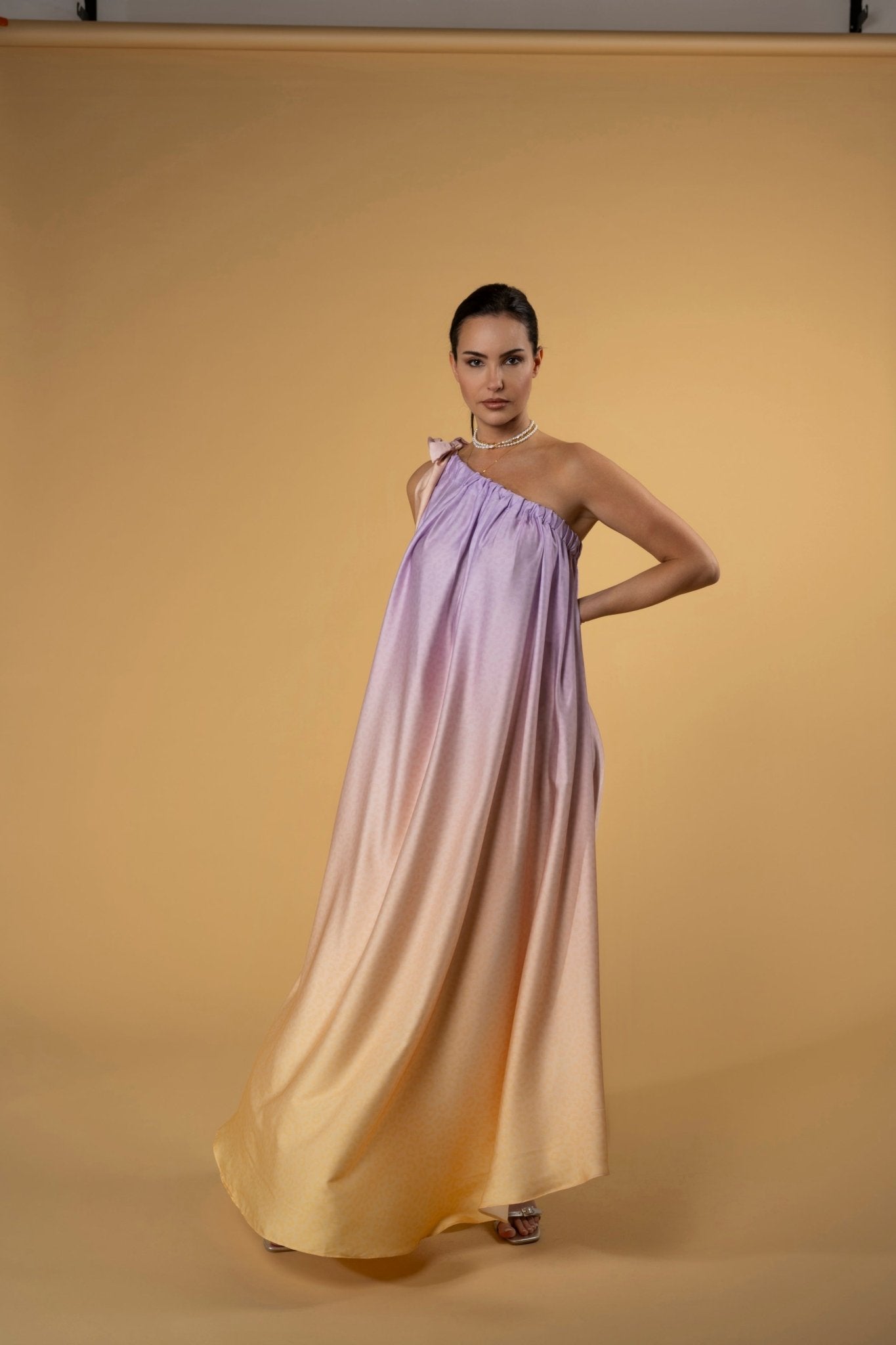 Oro Gradient Leo Dress l |فستان Oro Gradient Leo - Maison Clad