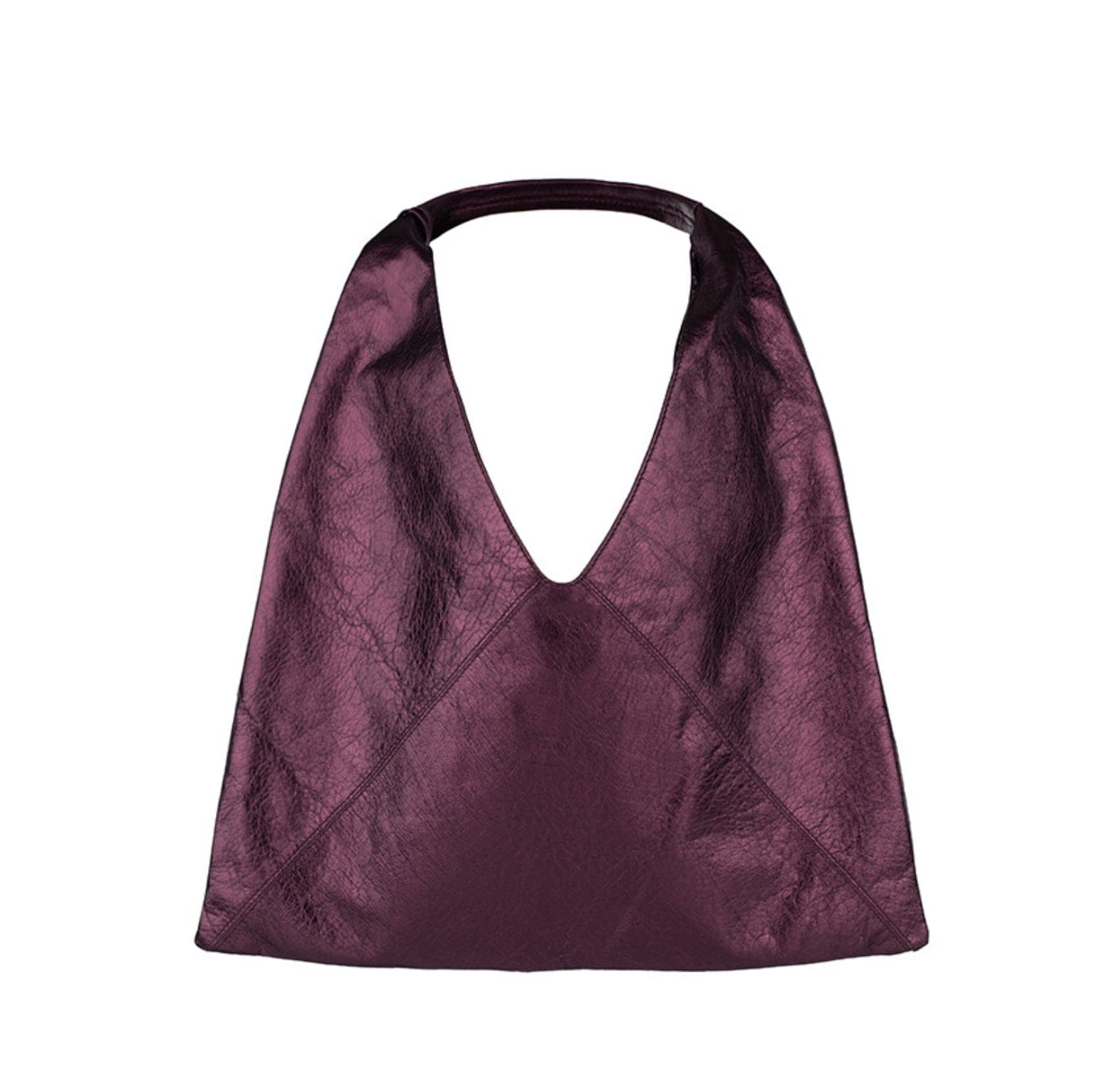PEOPLE OF THE WORLD “A” PACK LEATHER SHOULDER BAG (شنطة)