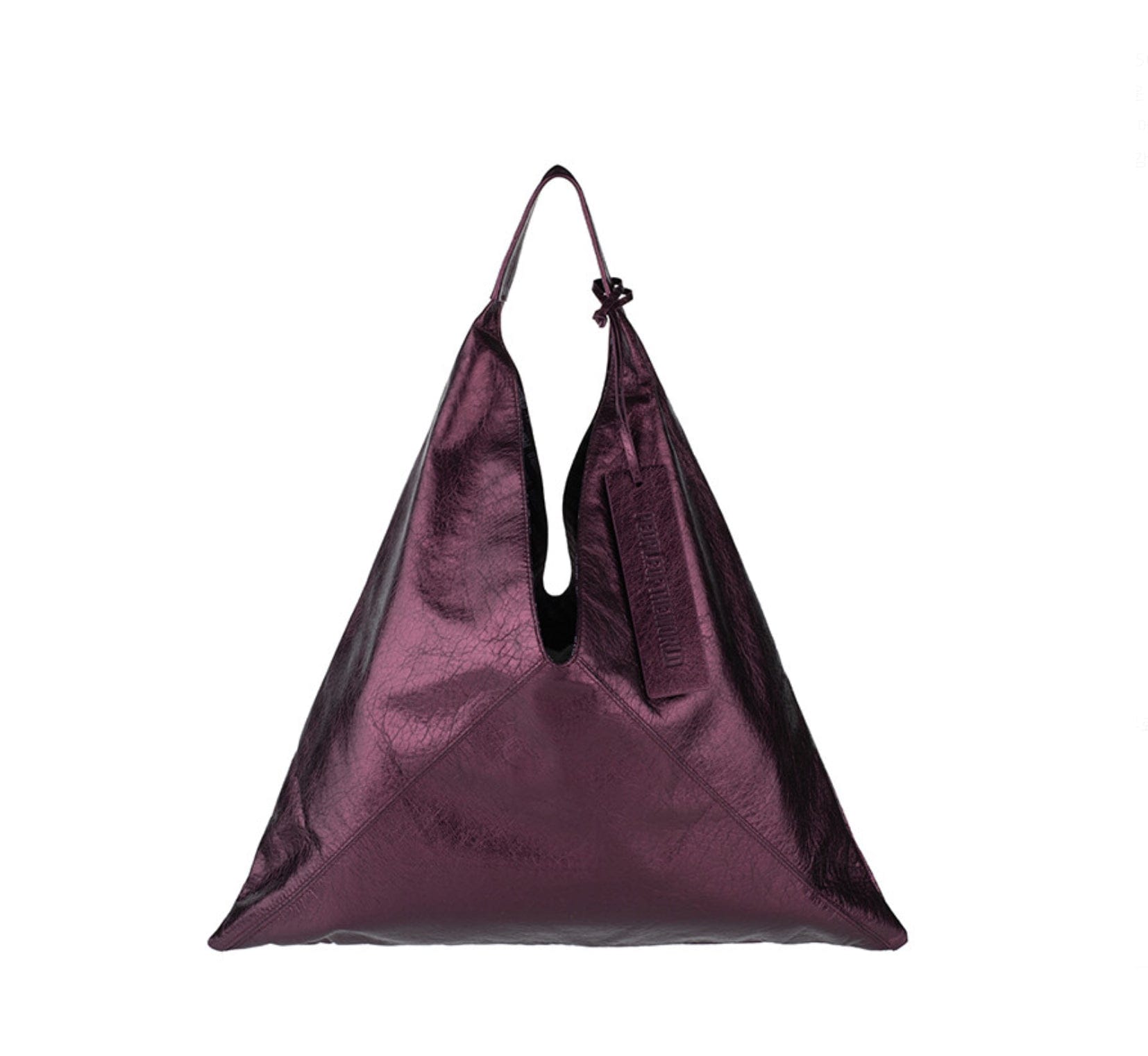 PEOPLE OF THE WORLD “A” PACK LEATHER SHOULDER BAG (شنطة)