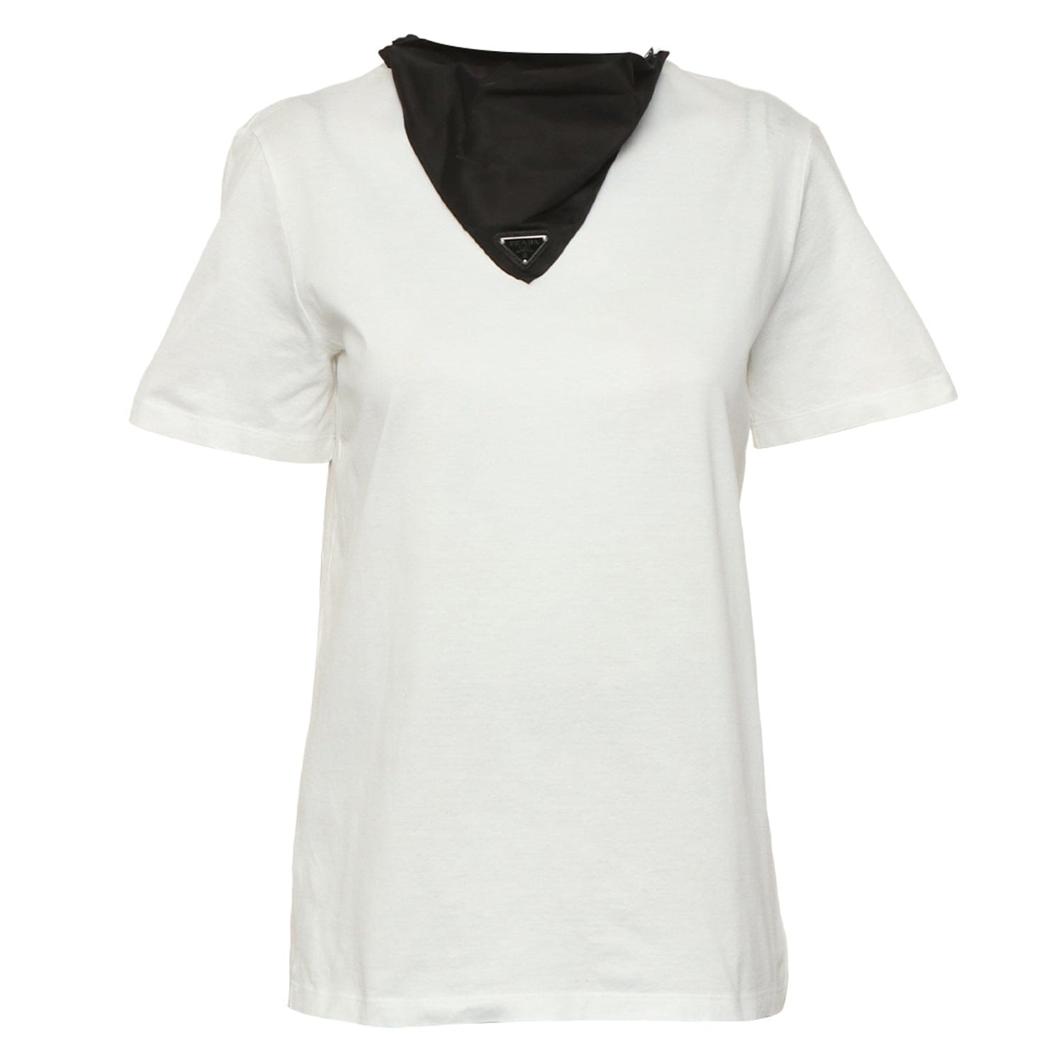 Prada Prada Triangle Bib T-Shirt