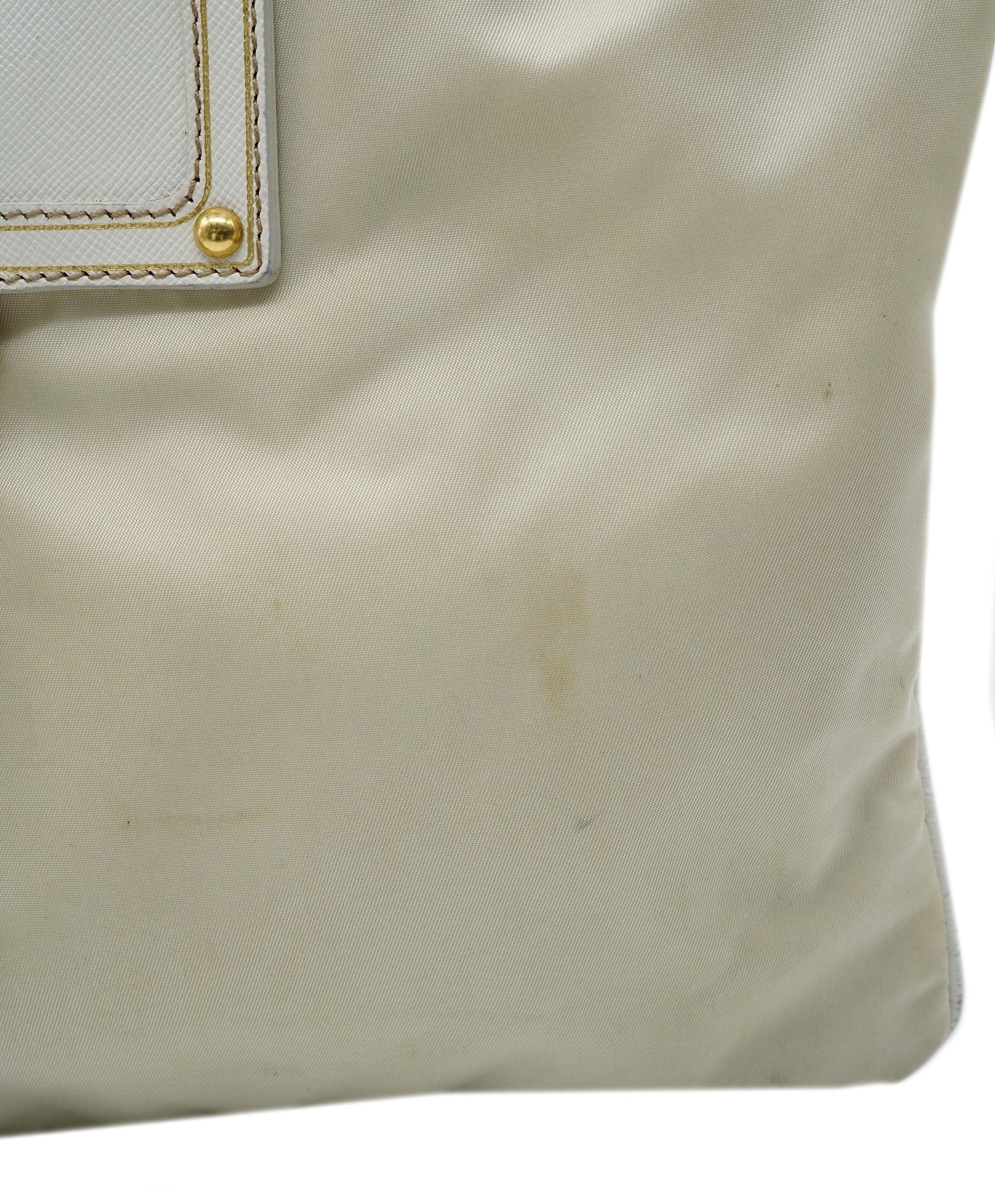 Prada Prada Beige Nylon Crossbody Bag with GHW - AJC0077