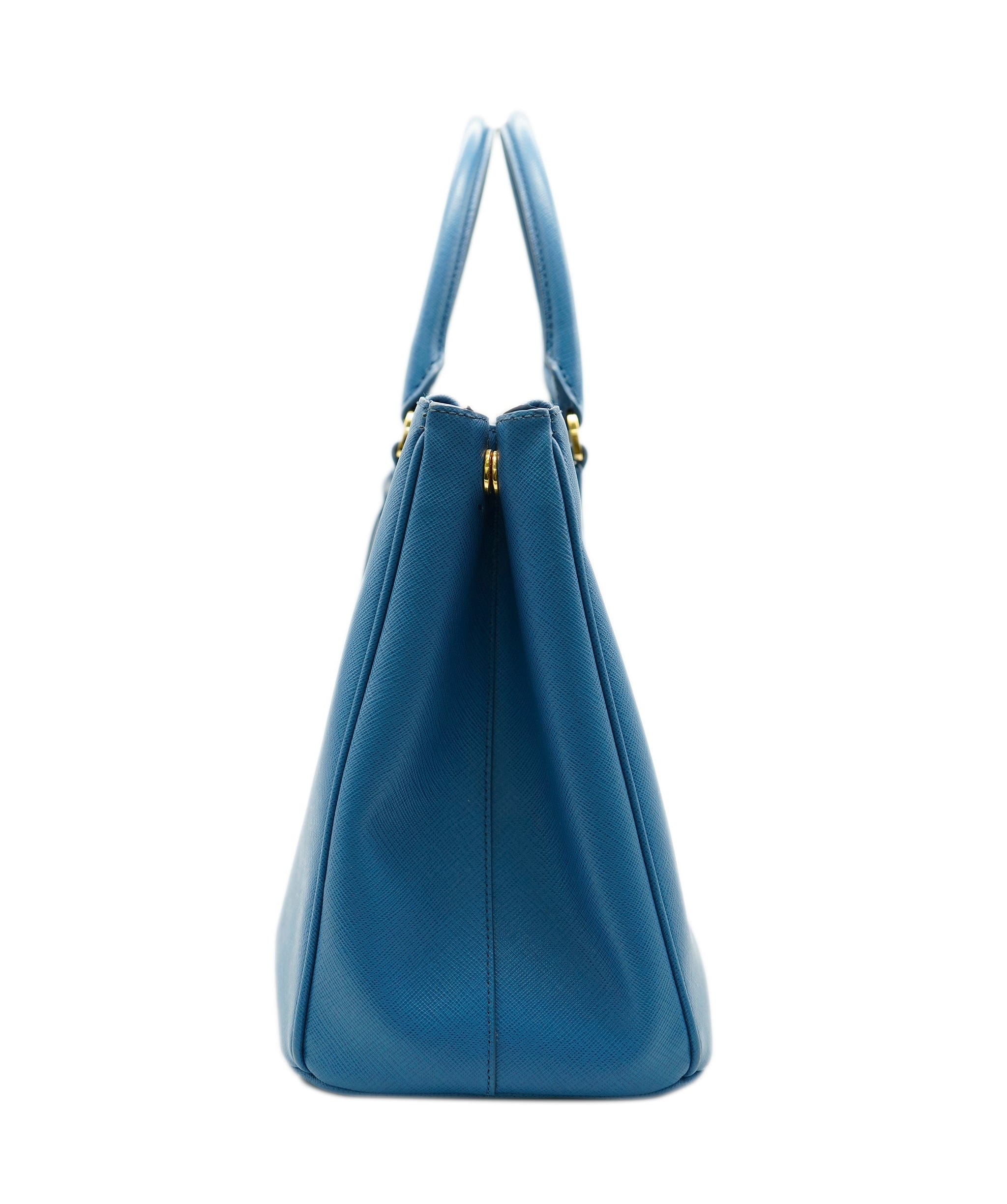Prada Prada blue saffiano tote with GHW - AJC0473