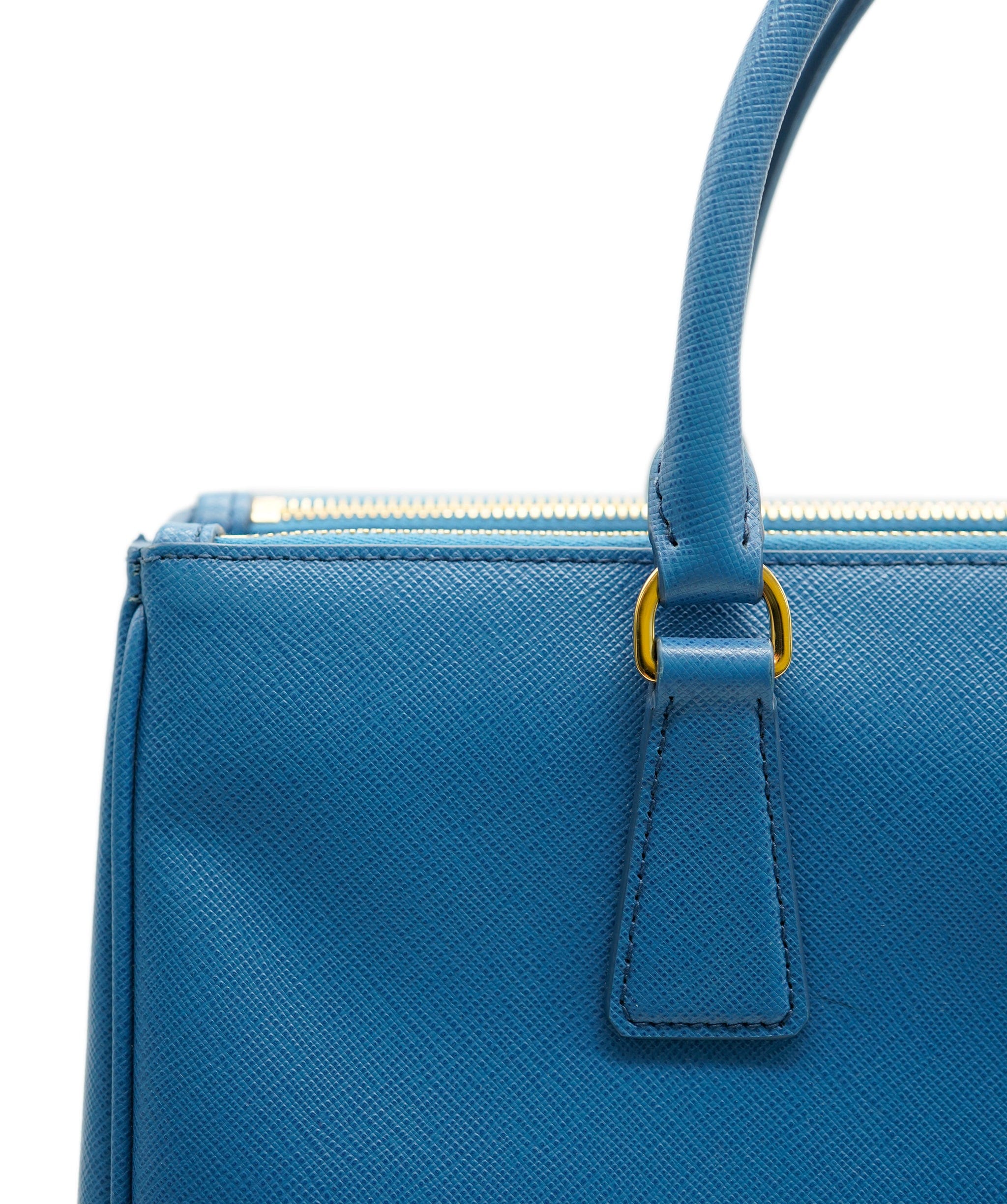 Prada Prada blue saffiano tote with GHW - AJC0473