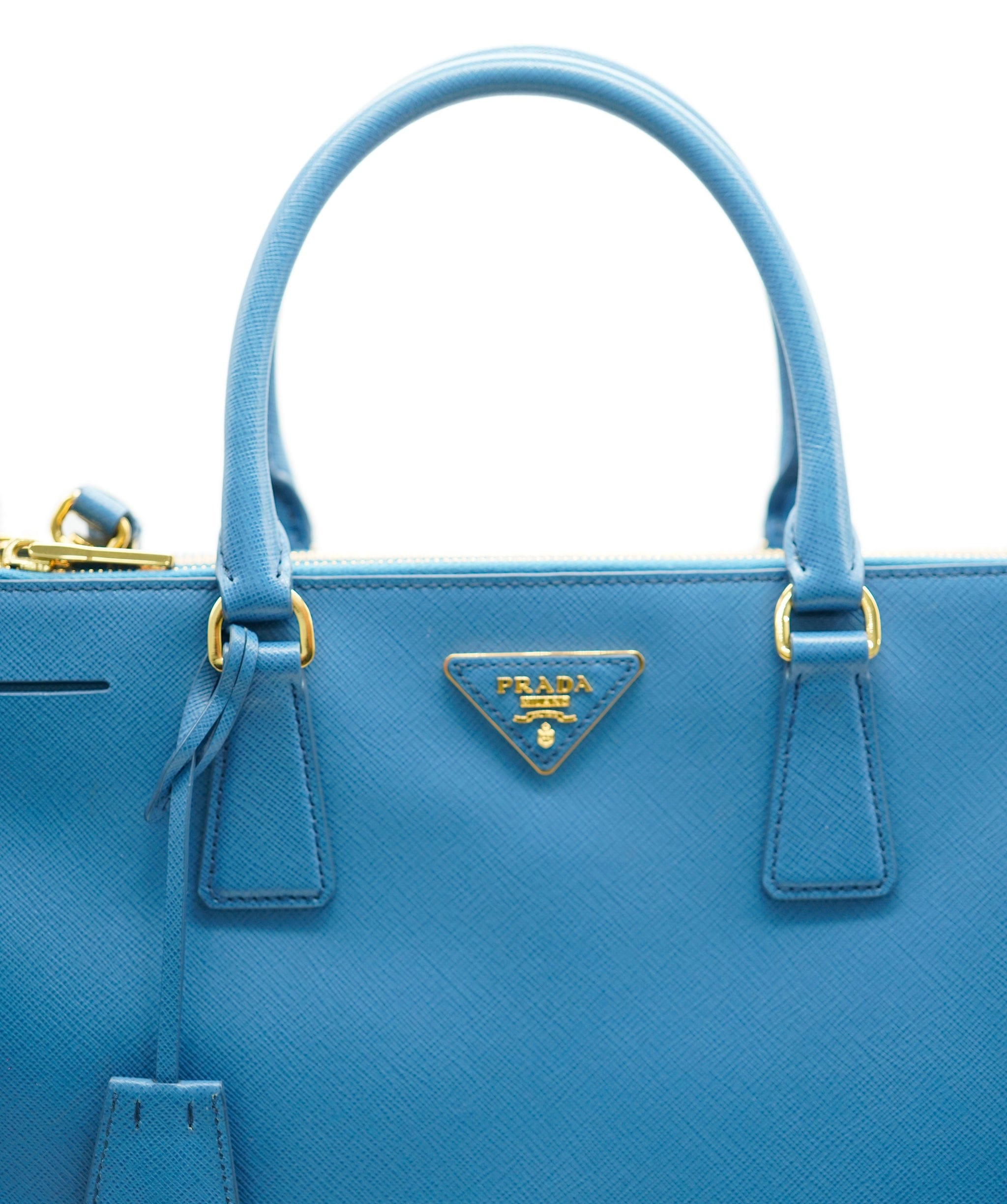 Prada Prada blue saffiano tote with GHW - AJC0473