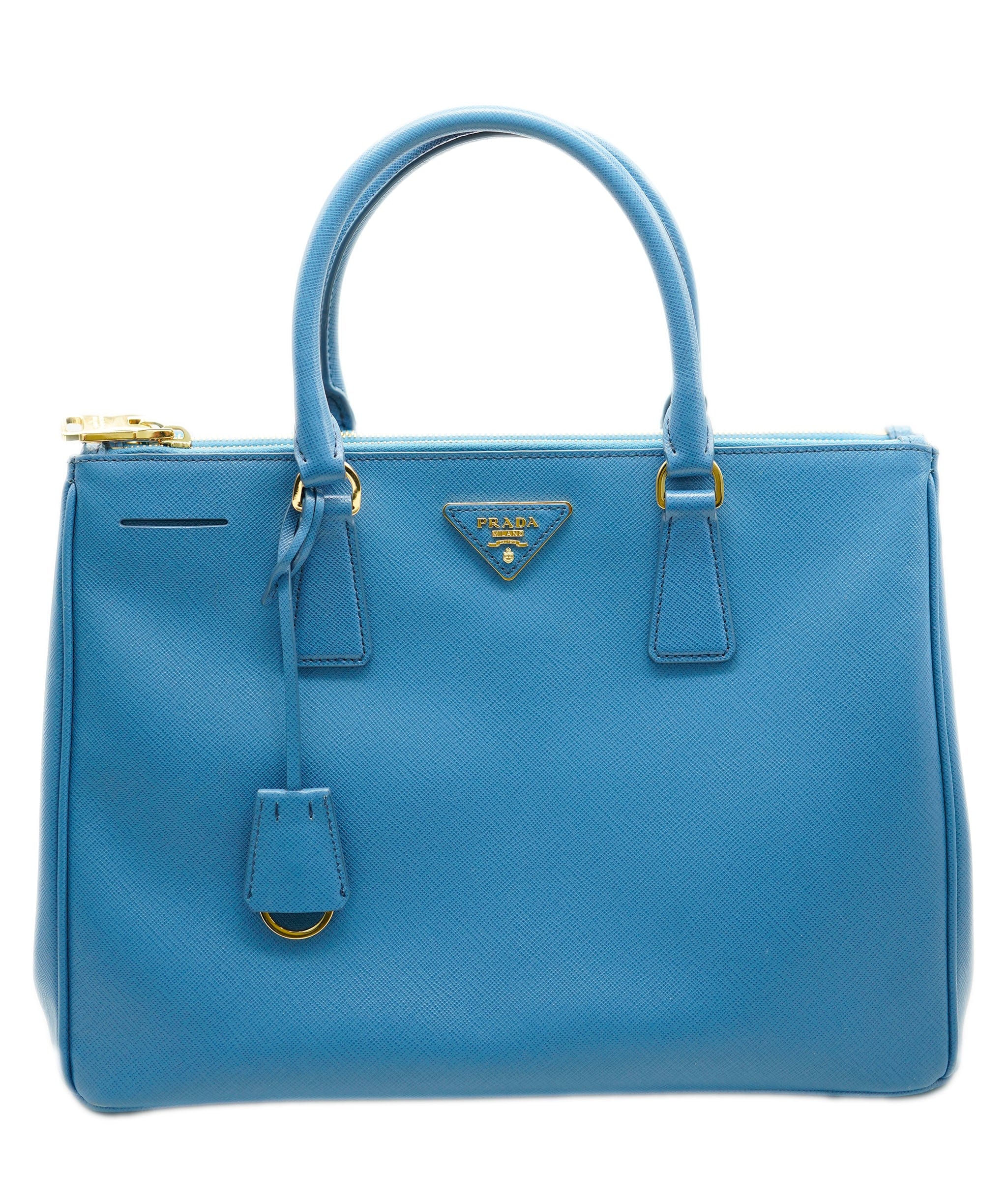Prada Prada blue saffiano tote with GHW - AJC0473