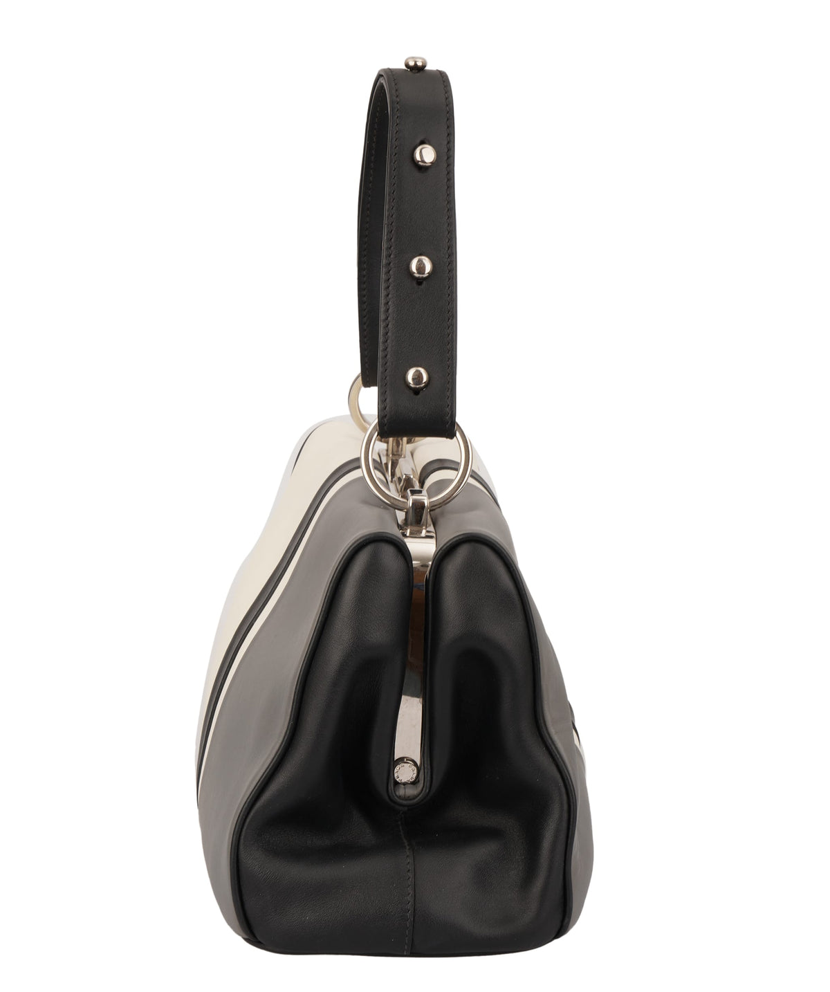 Prada Prada Multicolor Leather Striped Handbag C345544