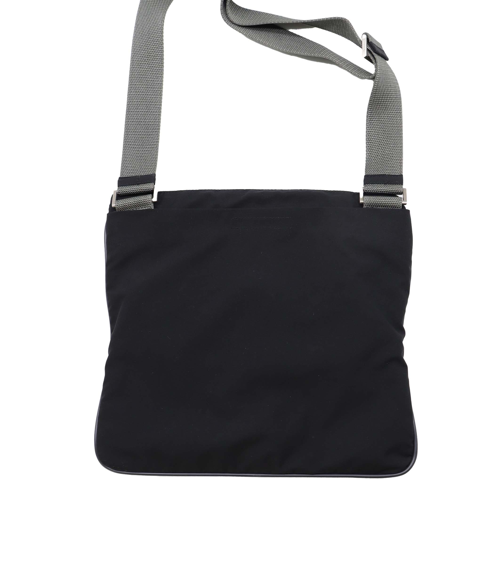 Prada Prada Nylon Sling Bag black with Grey trim AGC2194