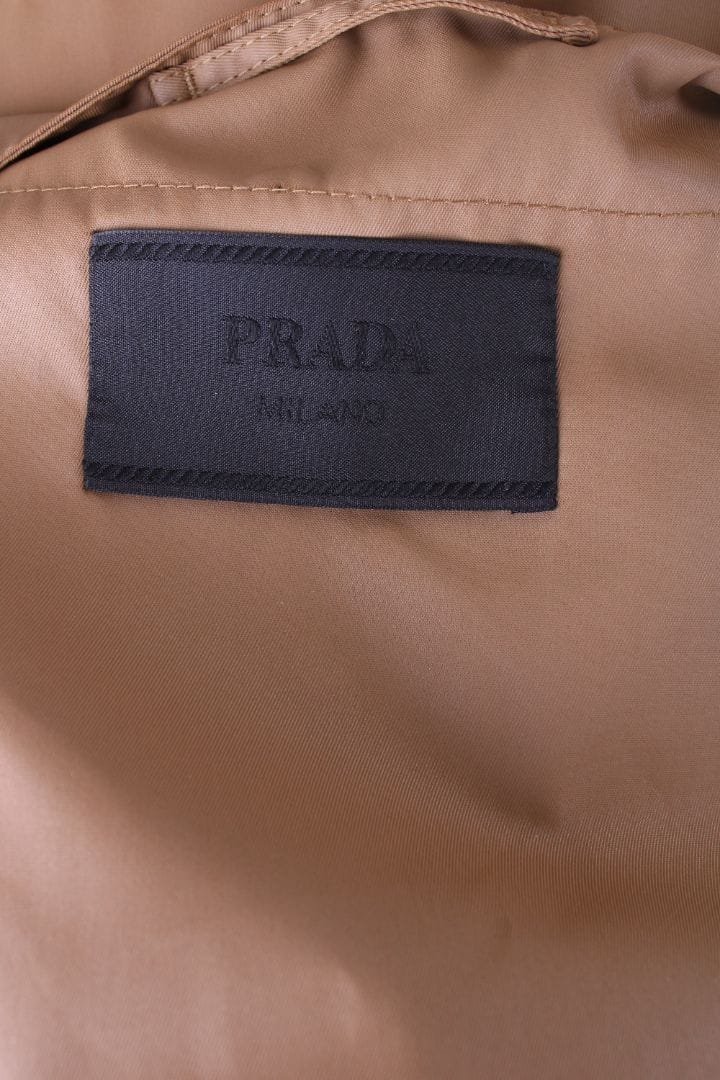 Prada Prada Nylon Waistcoat/ Trouser Co-Ord Tan XL