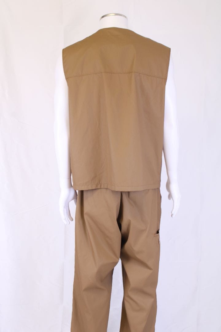 Prada Prada Nylon Waistcoat/ Trouser Co-Ord Tan XL