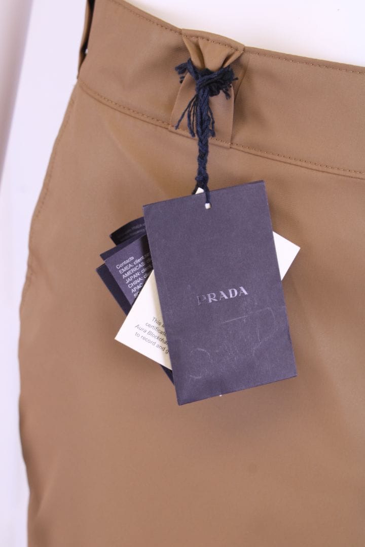 Prada Prada Nylon Waistcoat/ Trouser Co-Ord Tan XL
