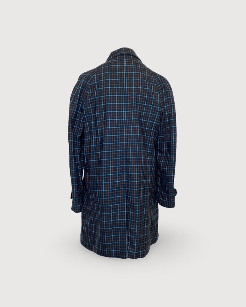 Prada Navy Prada Long Coat, L