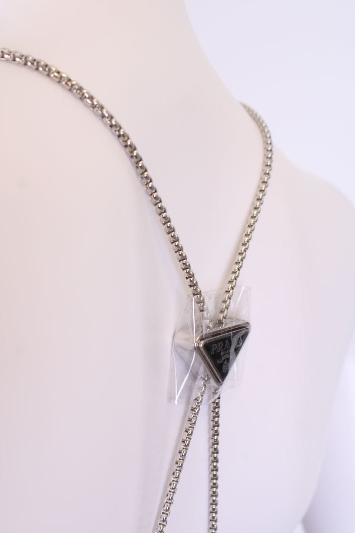 Prada Prada Chain Strap Slip Dress Black S