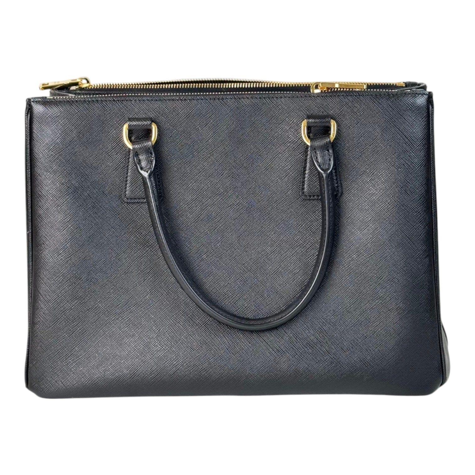 Prada Prada Black Small Saffiano Bag with Strap