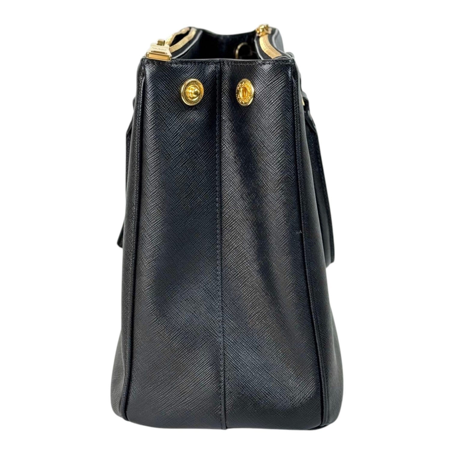 Prada Prada Black Small Saffiano Bag with Strap